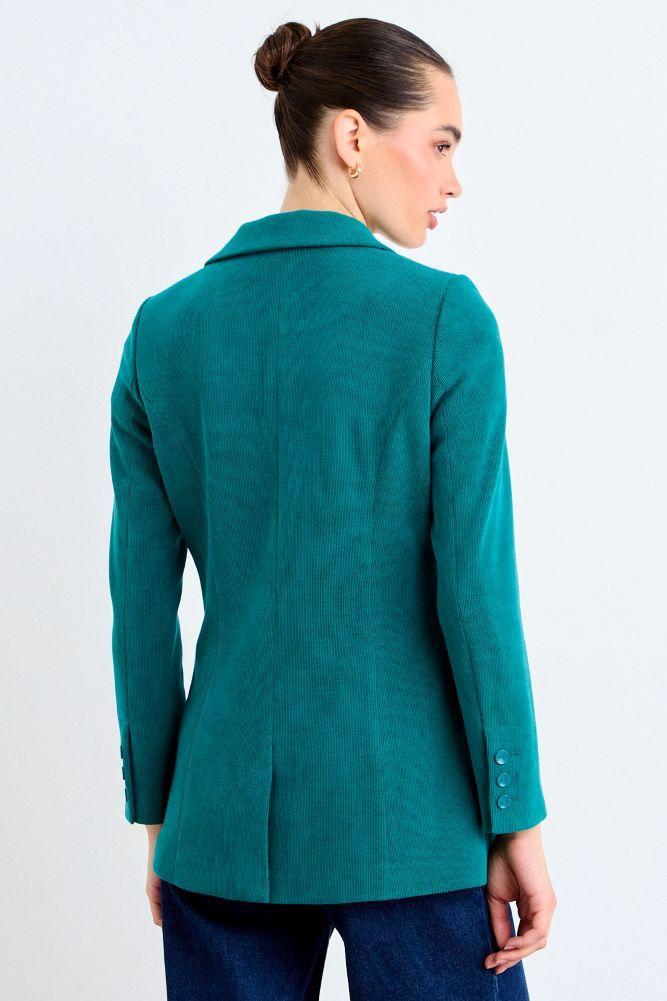 Blazer Liso Turquesa Oscuro iO 16020126013107-2
