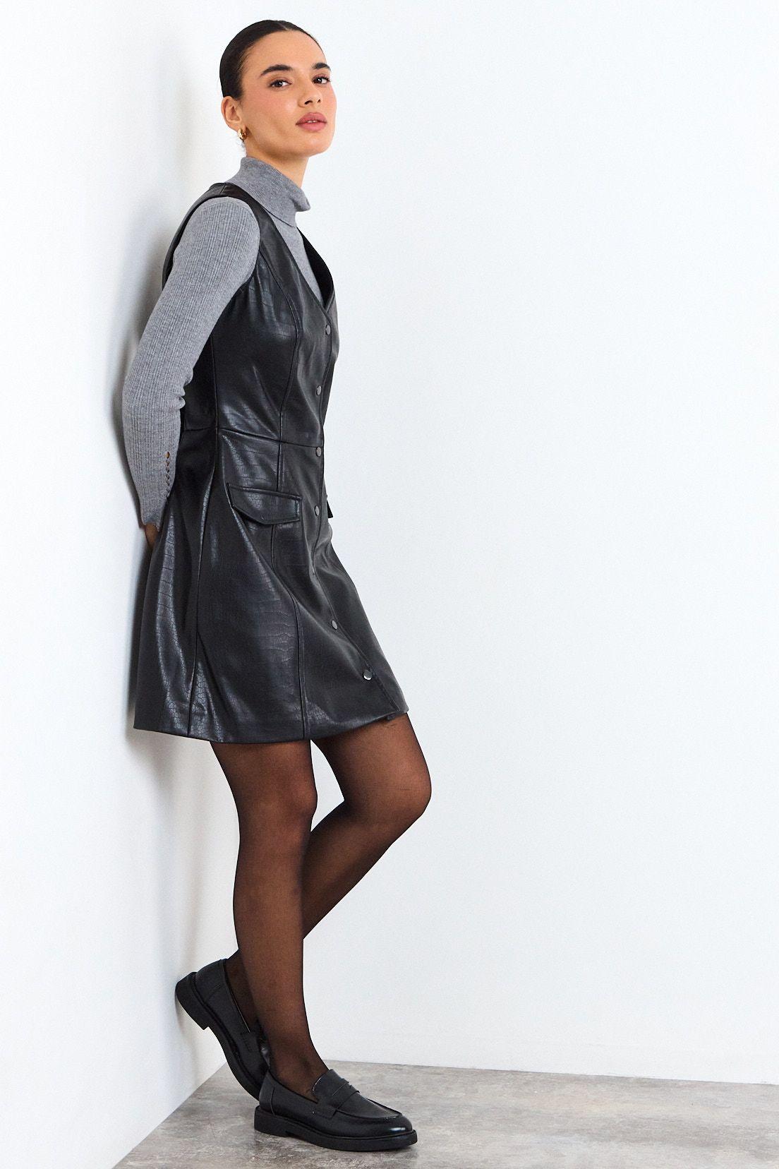 Vestido Liso Negro iO 13020126057102-4