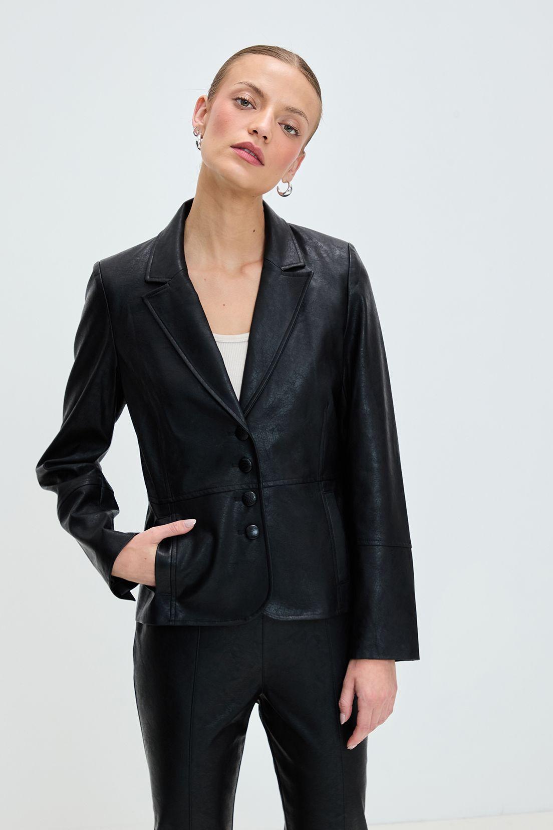 Blazer Liso Negro 16020125063102-0
