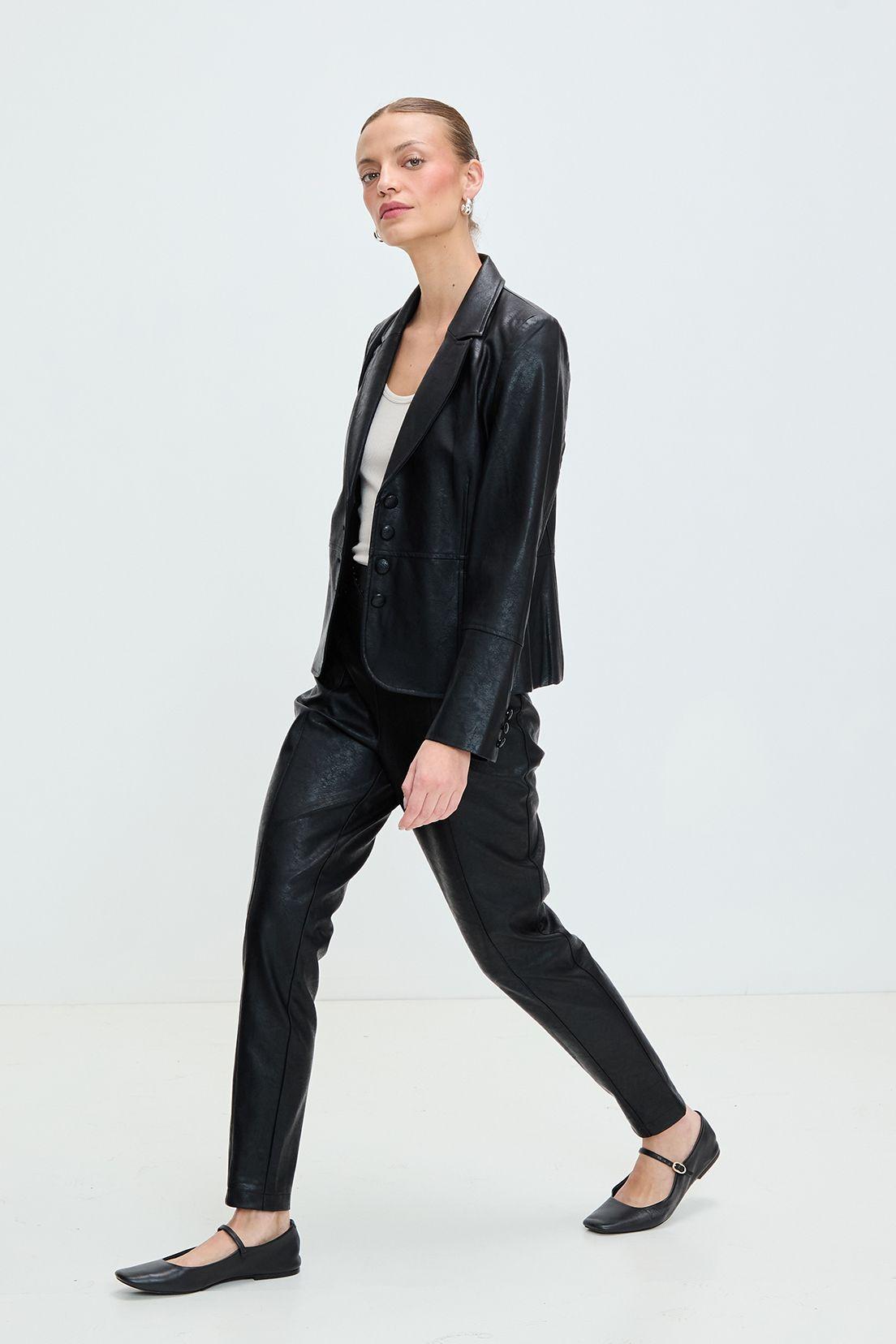 Blazer Liso Negro 16020125063102-3