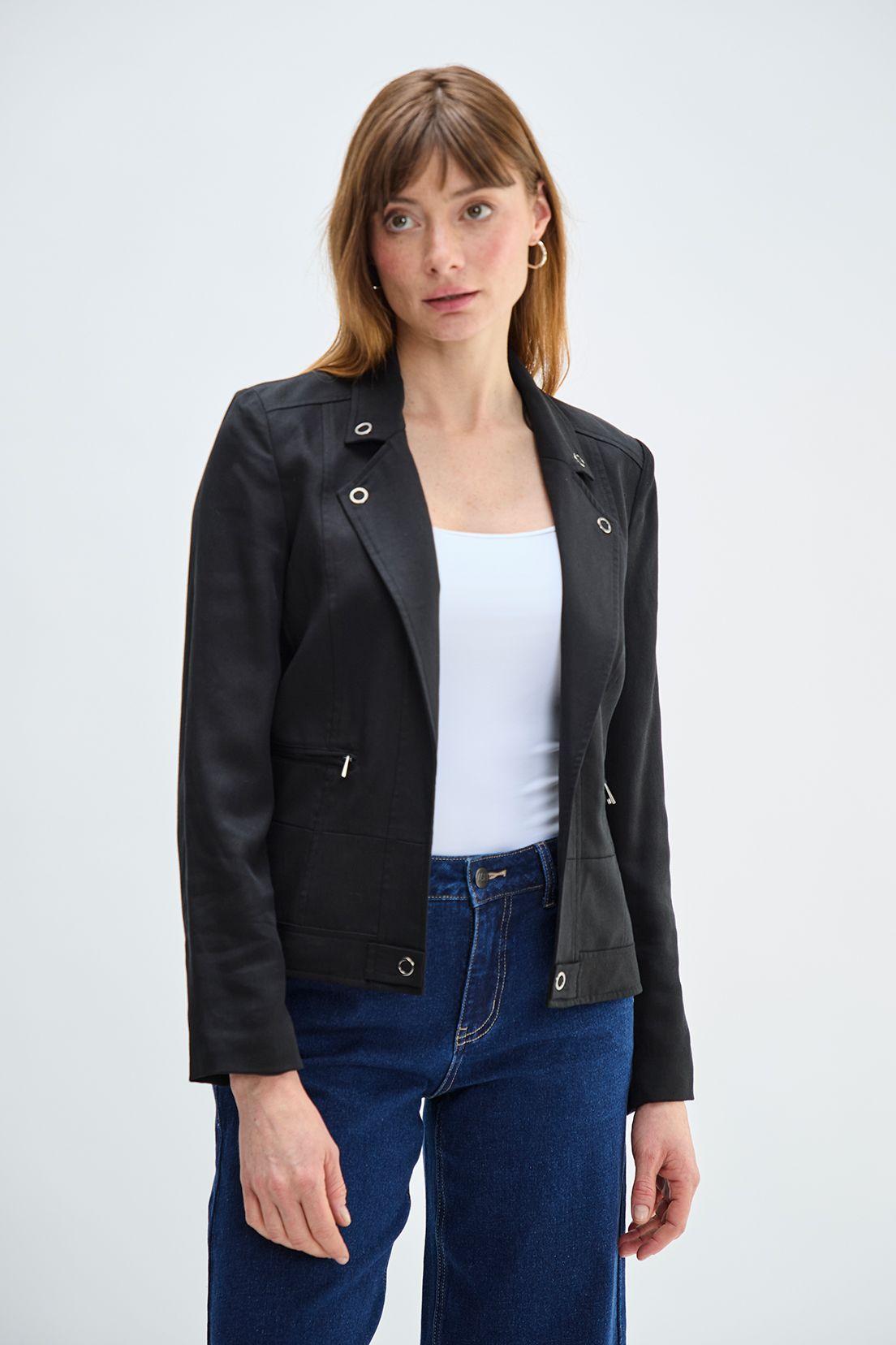 Chaqueta Lisa Negro Ash 17504224002102-0