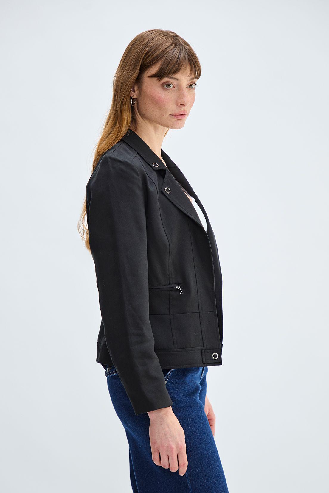 Chaqueta Lisa Negro Ash 17504224002102-2