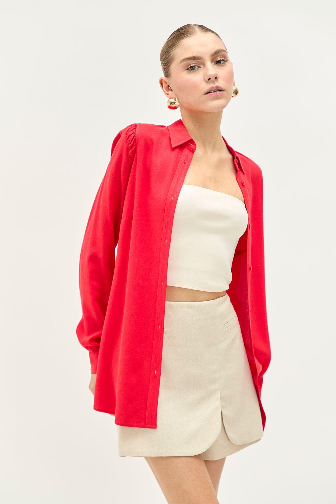 Blusa Lisa Rojo iO 14020224066103-1