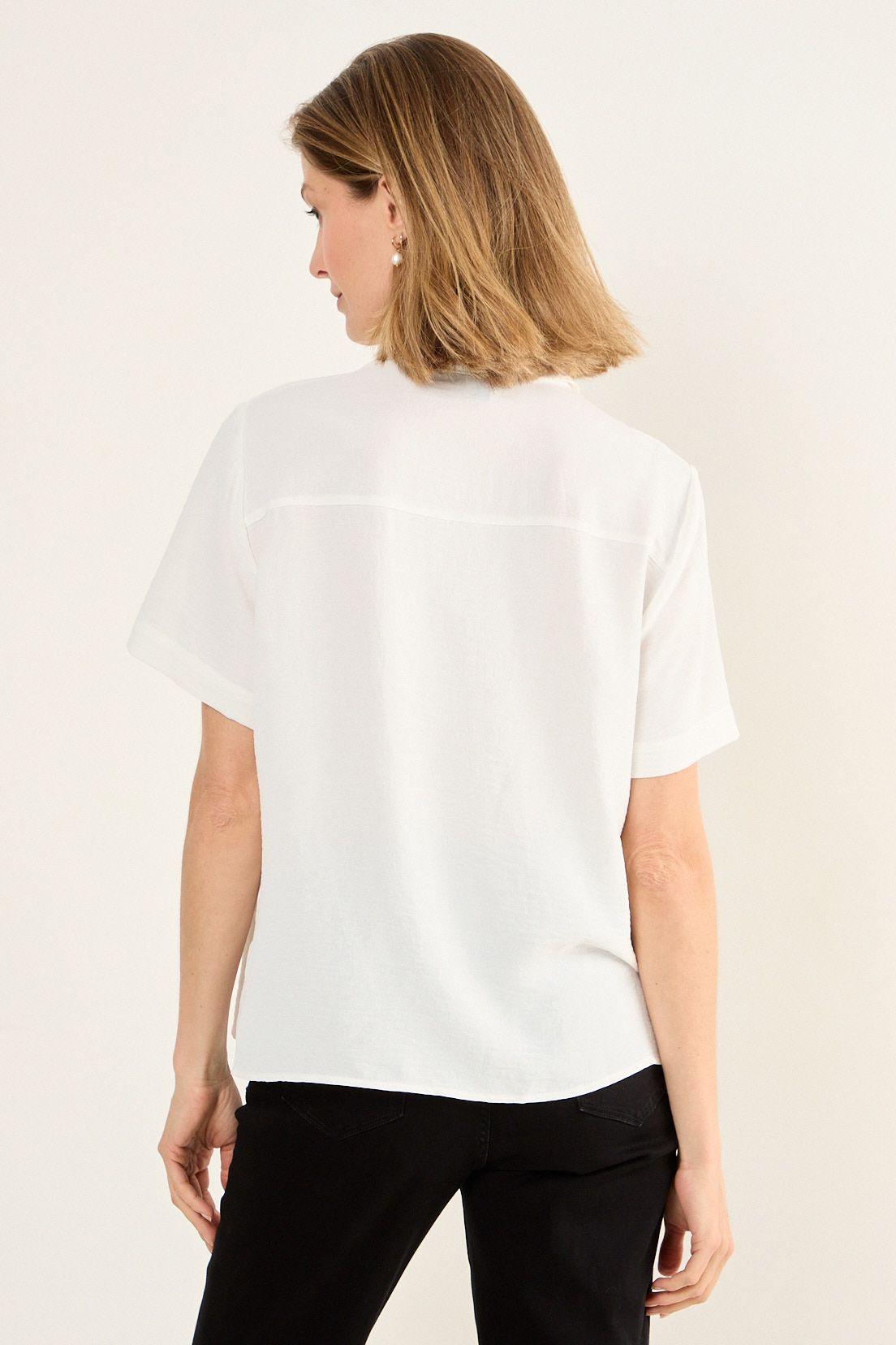 Blusa Camisera Manga Corta Crudo Ma Griffe 14002126054105-2