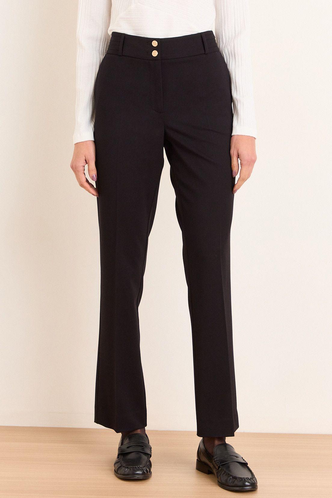 Pantalon Doble Boton Negro Ma Griffe 11002226051102-1