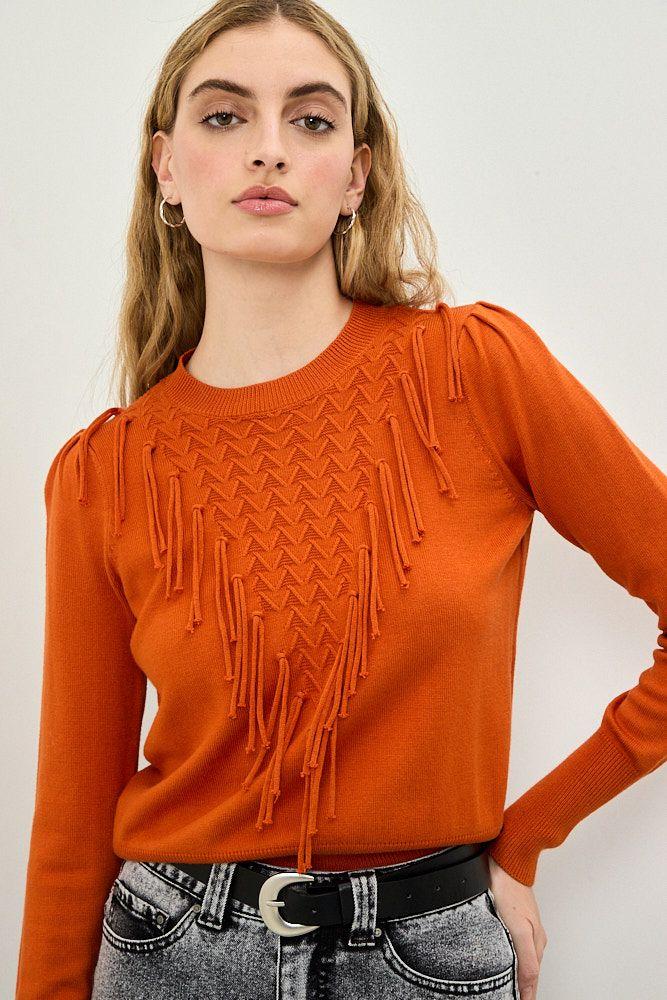 Sweater Liso Naranjo 18120125021114-0