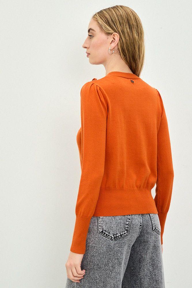 Sweater Liso Naranjo 18120125021114-3