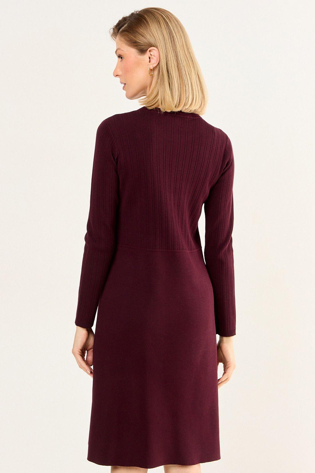 Vestido Tejido Burdeos Ma Griffe 13002126004112-2