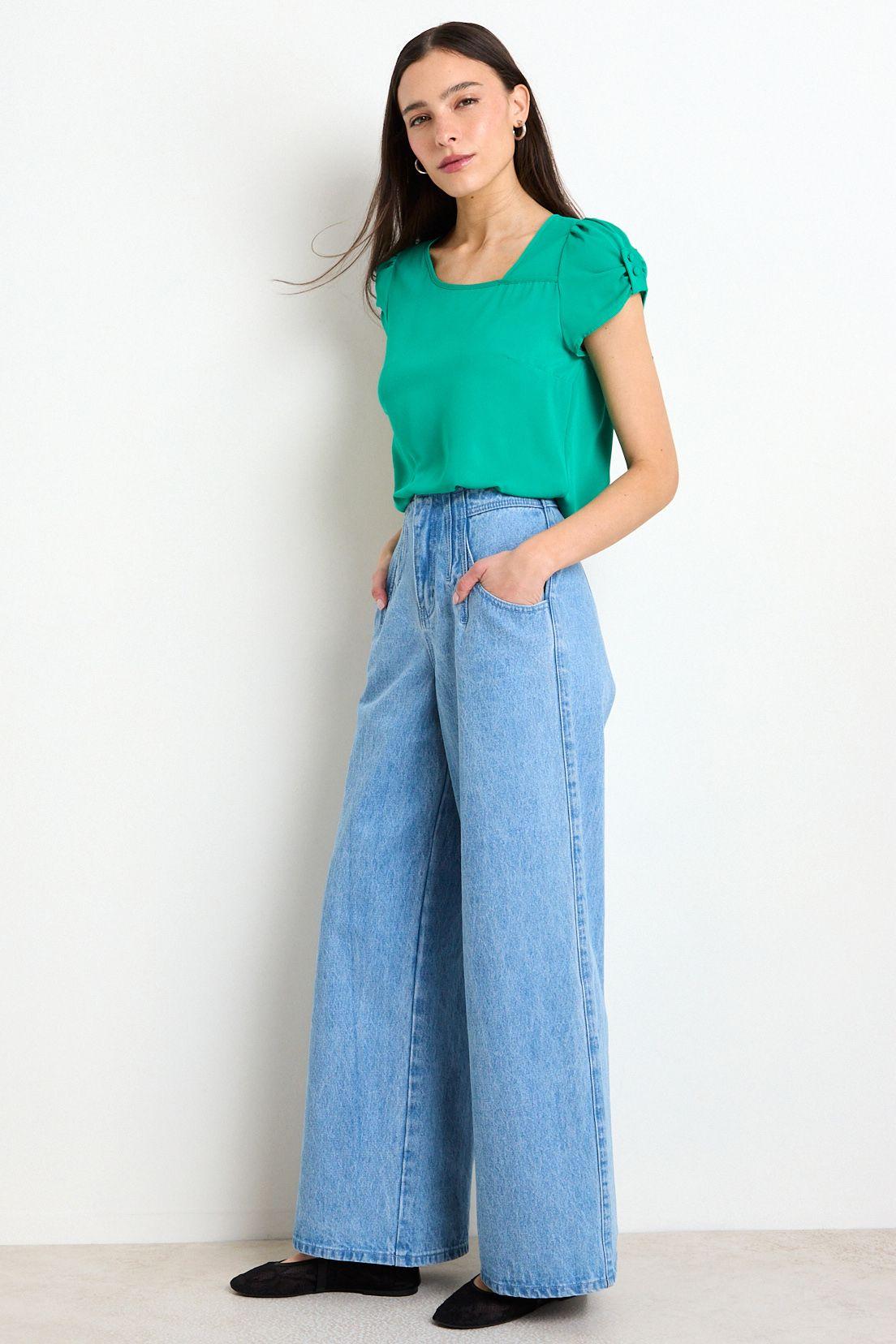 Blusa Lisa Verde Oliva iO 14020225017107-3