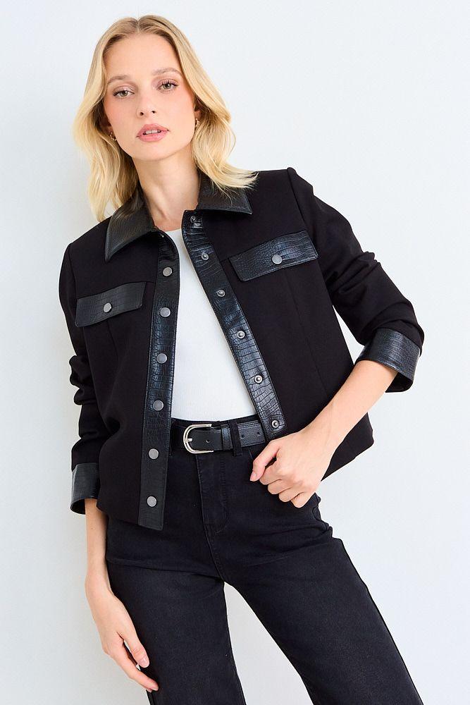 Chaqueta Lisa Negro Ash 17507126057102-0