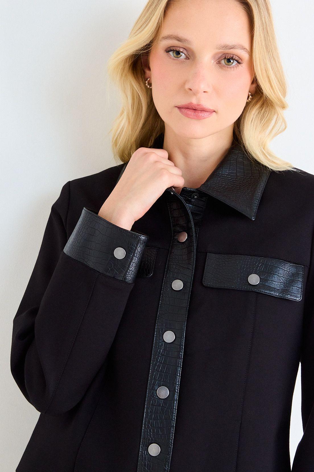 Chaqueta Lisa Negro Ash 17507126057102-1
