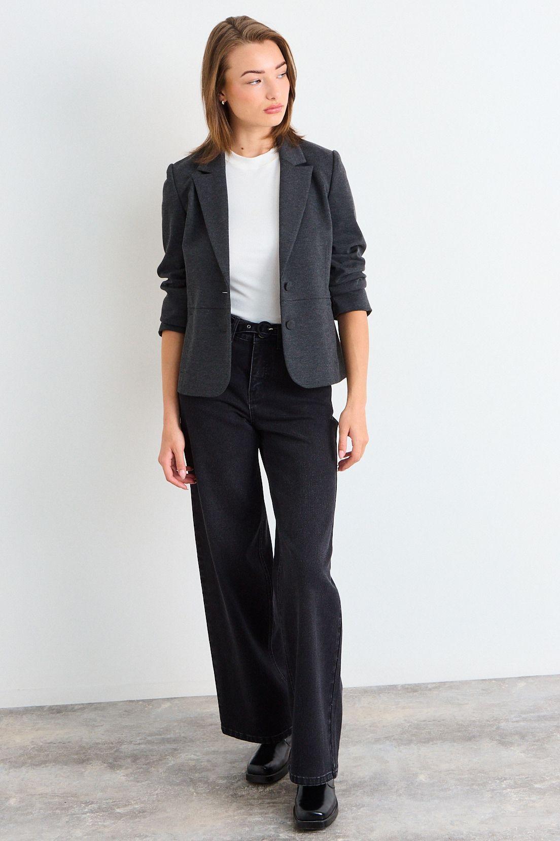 Blazer Liso Gris iO 16020126012163-4