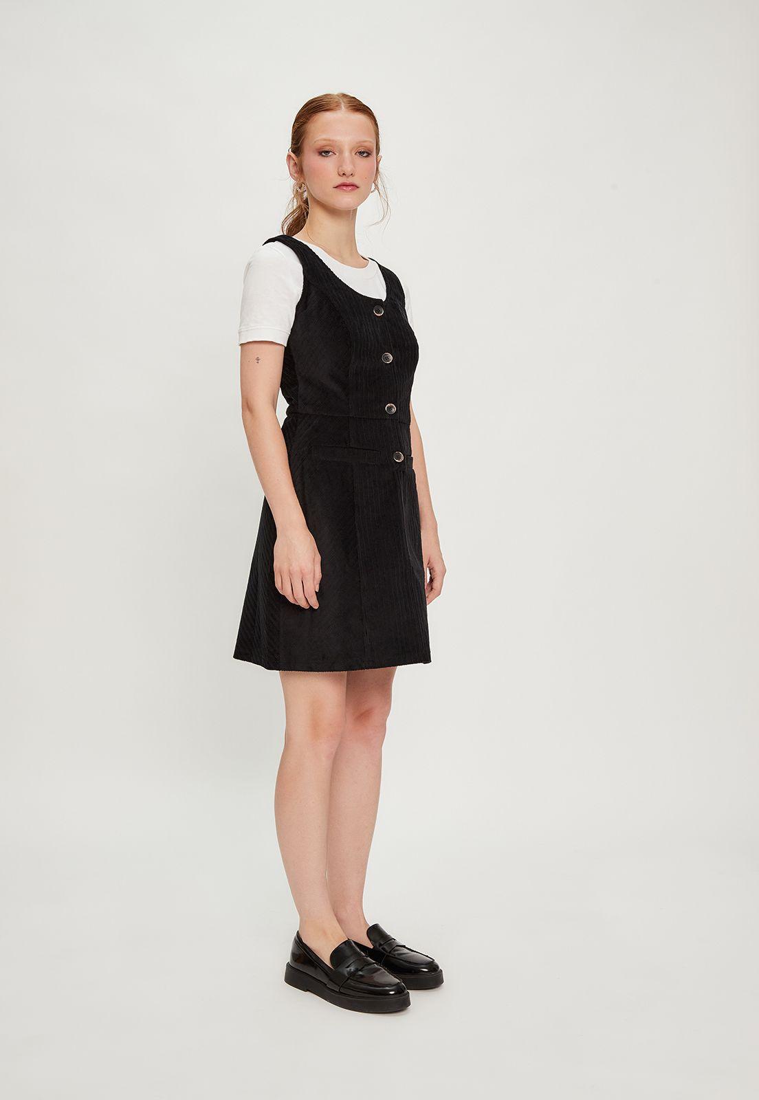 Vestido Liso Negro iO 13020124053102-2