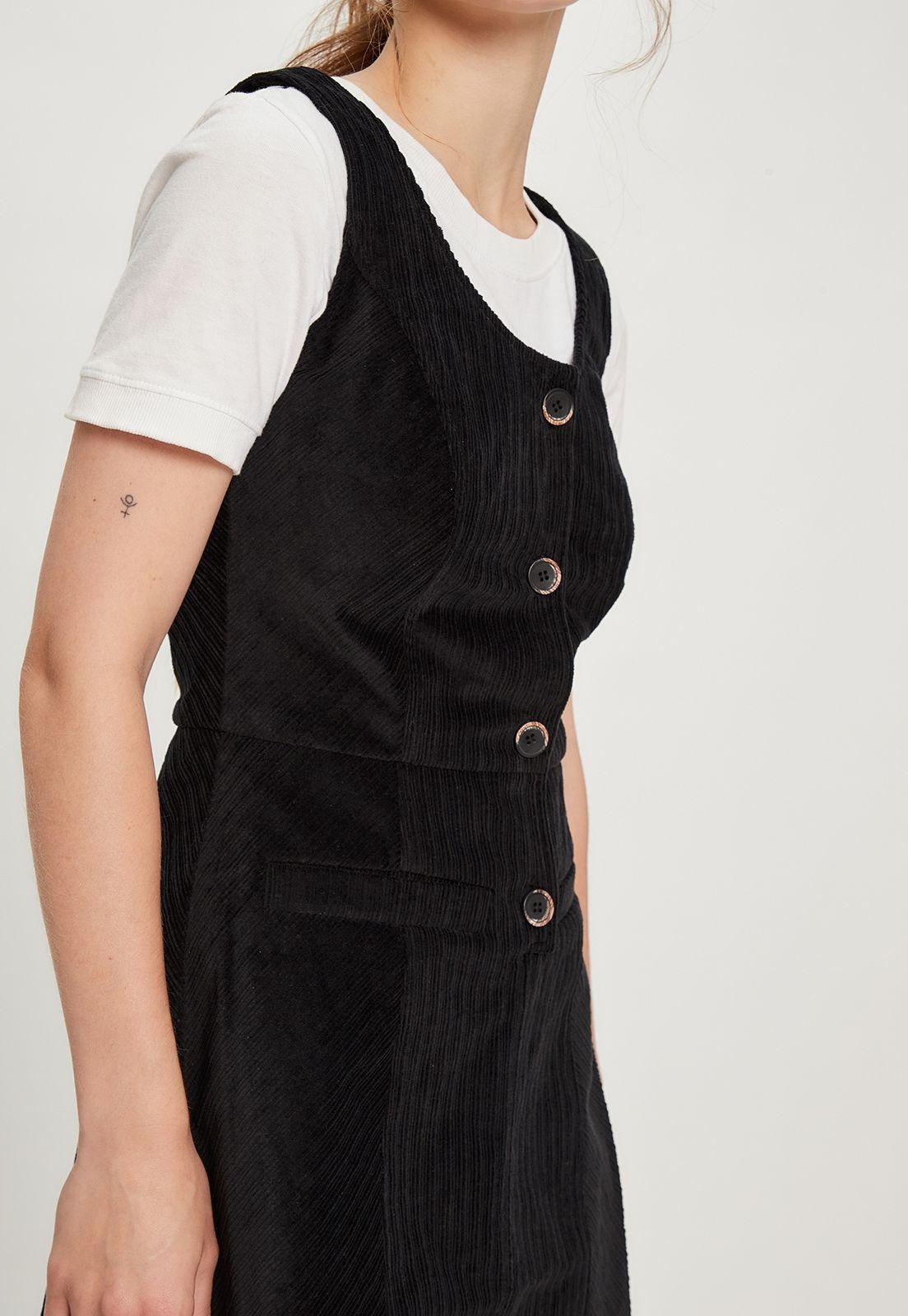 Vestido Liso Negro iO 13020124053102-3
