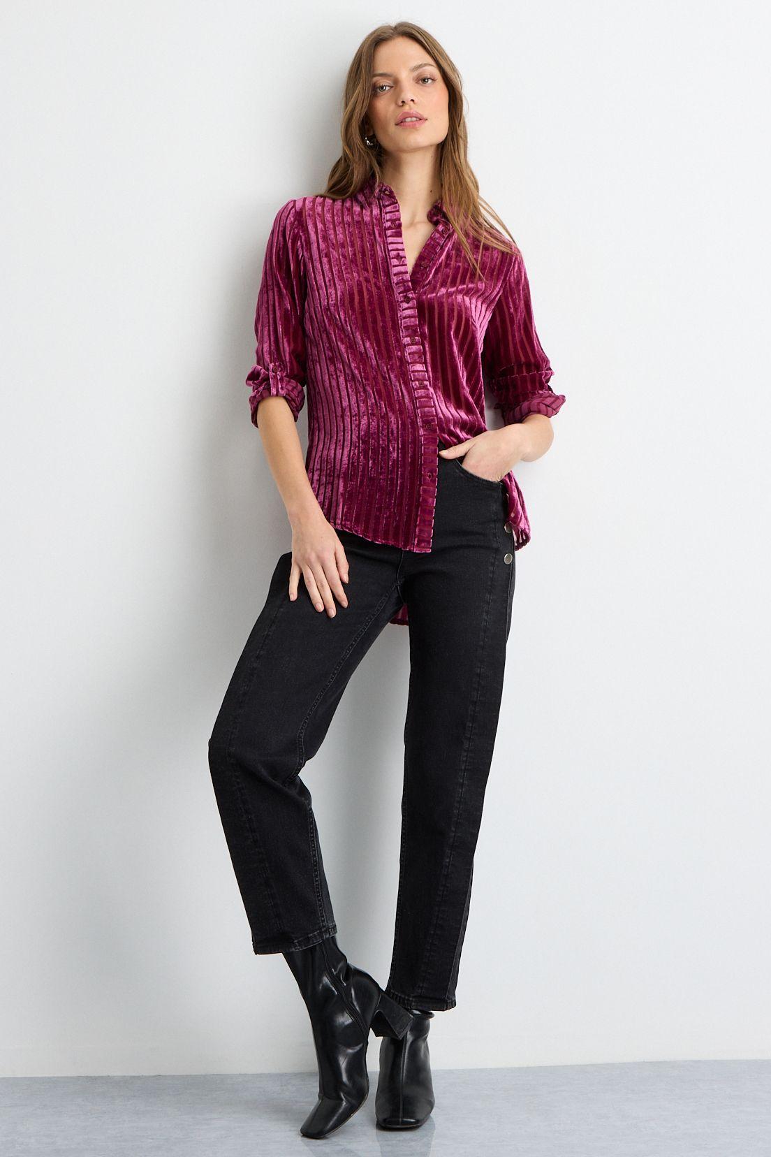 Blusas Manga Larga Mujer  14020125062112-4