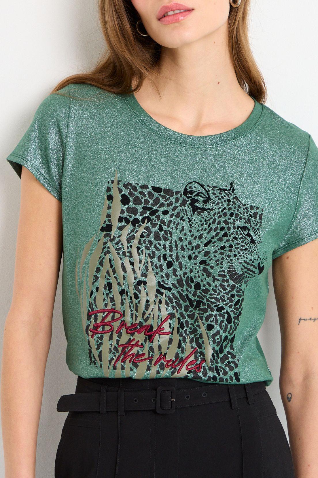 Polera Manga Corta Verde Oliva iO 14620225001107-1
