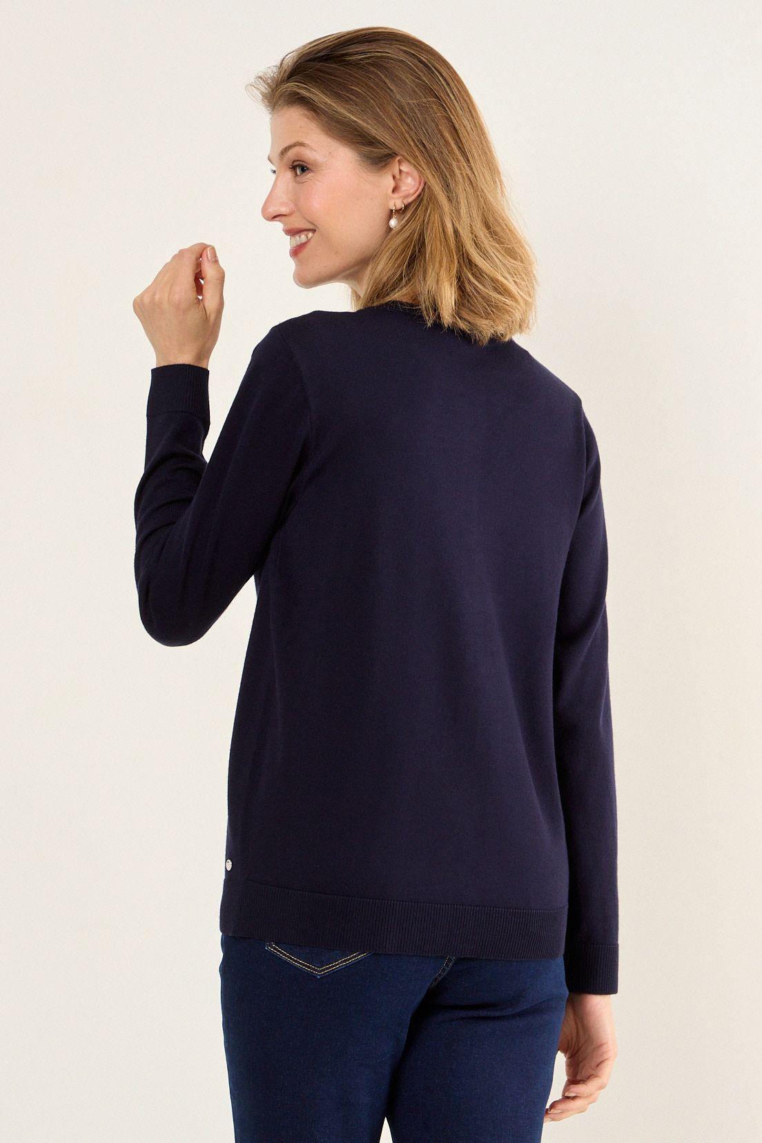 Chaleco Liso Azul Ma Griffe 18002126200104-2