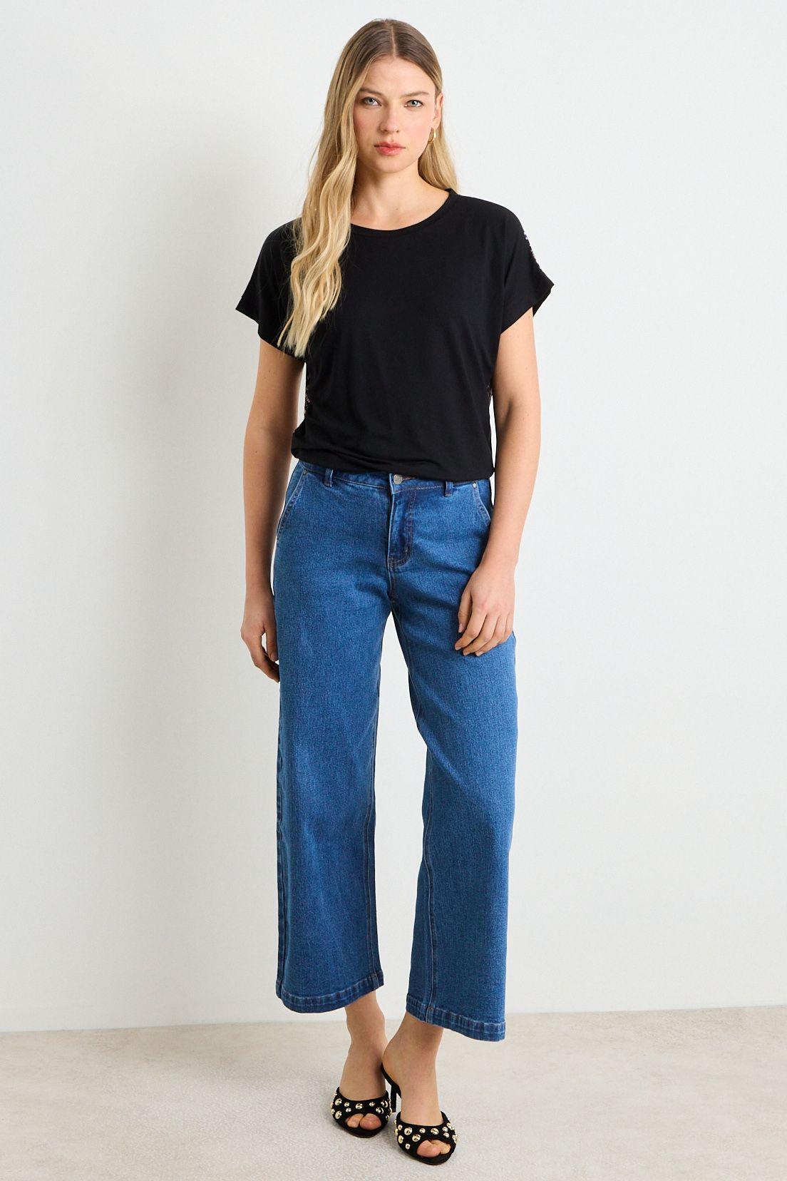 Polera Manga Corta Negro Ash 14307225052102-3