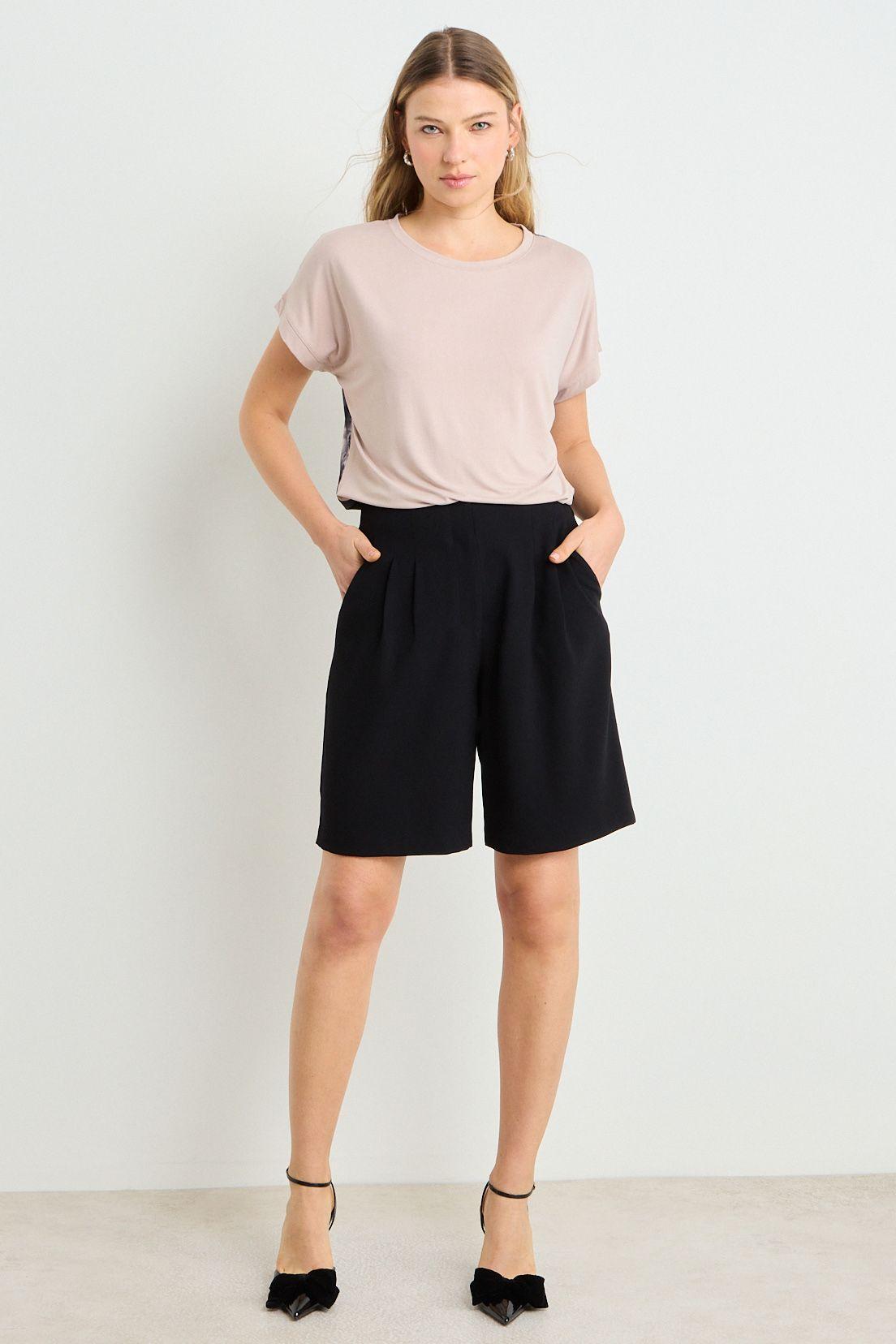 Polera Manga Corta Café Ash 14307225052102-3