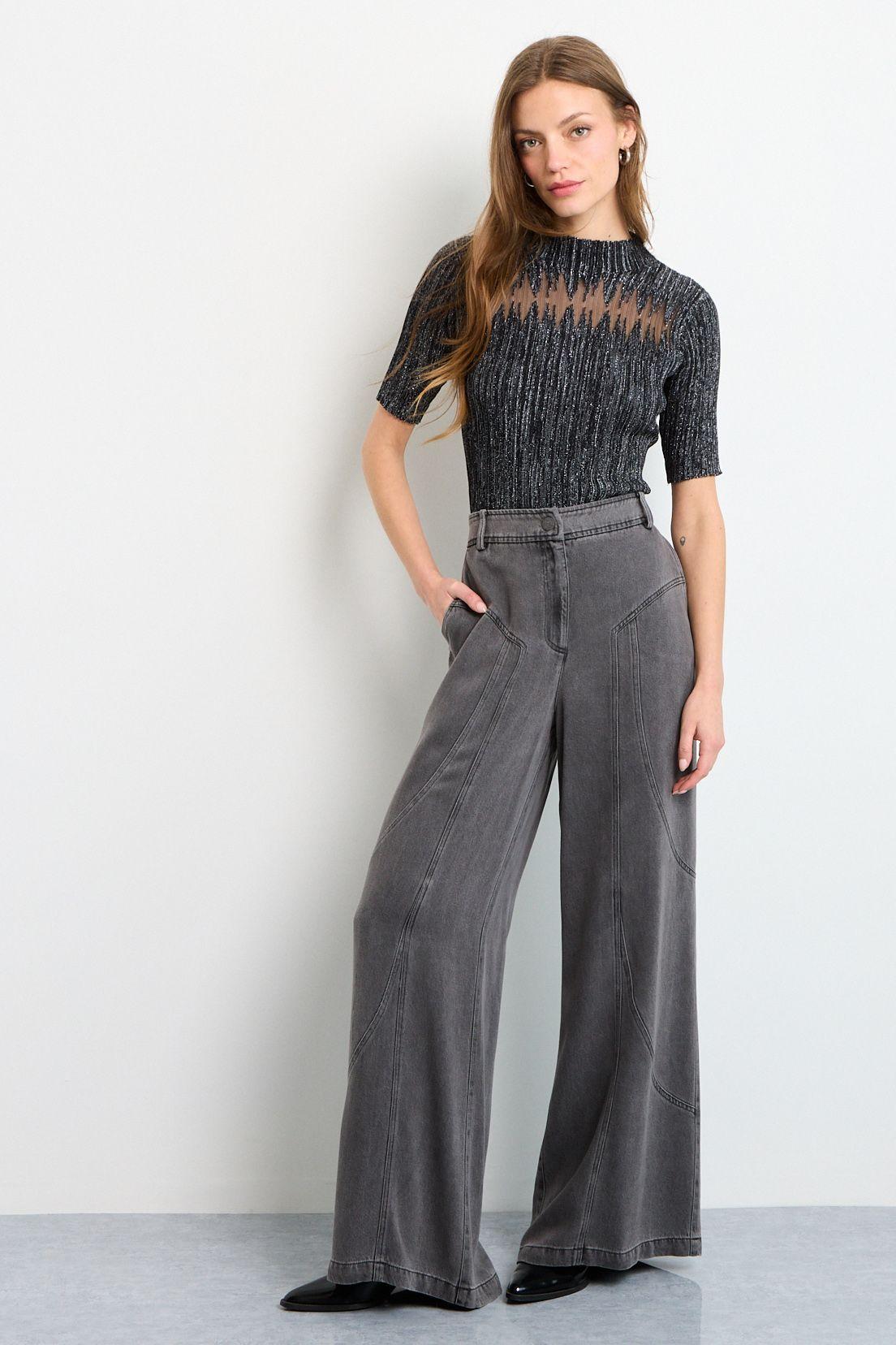 Pantalon Gris iO 11020225010113-0