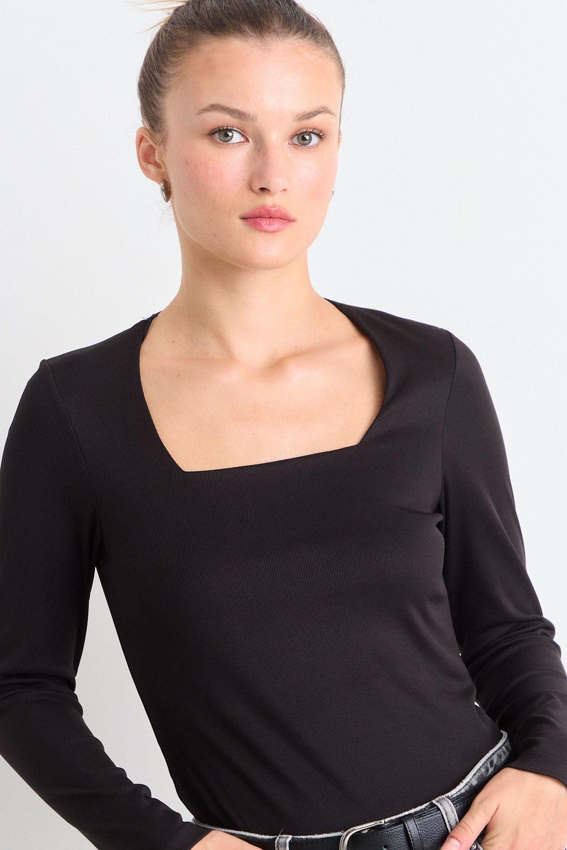 Polera Manga Larga Negro iO 14220126058102-0