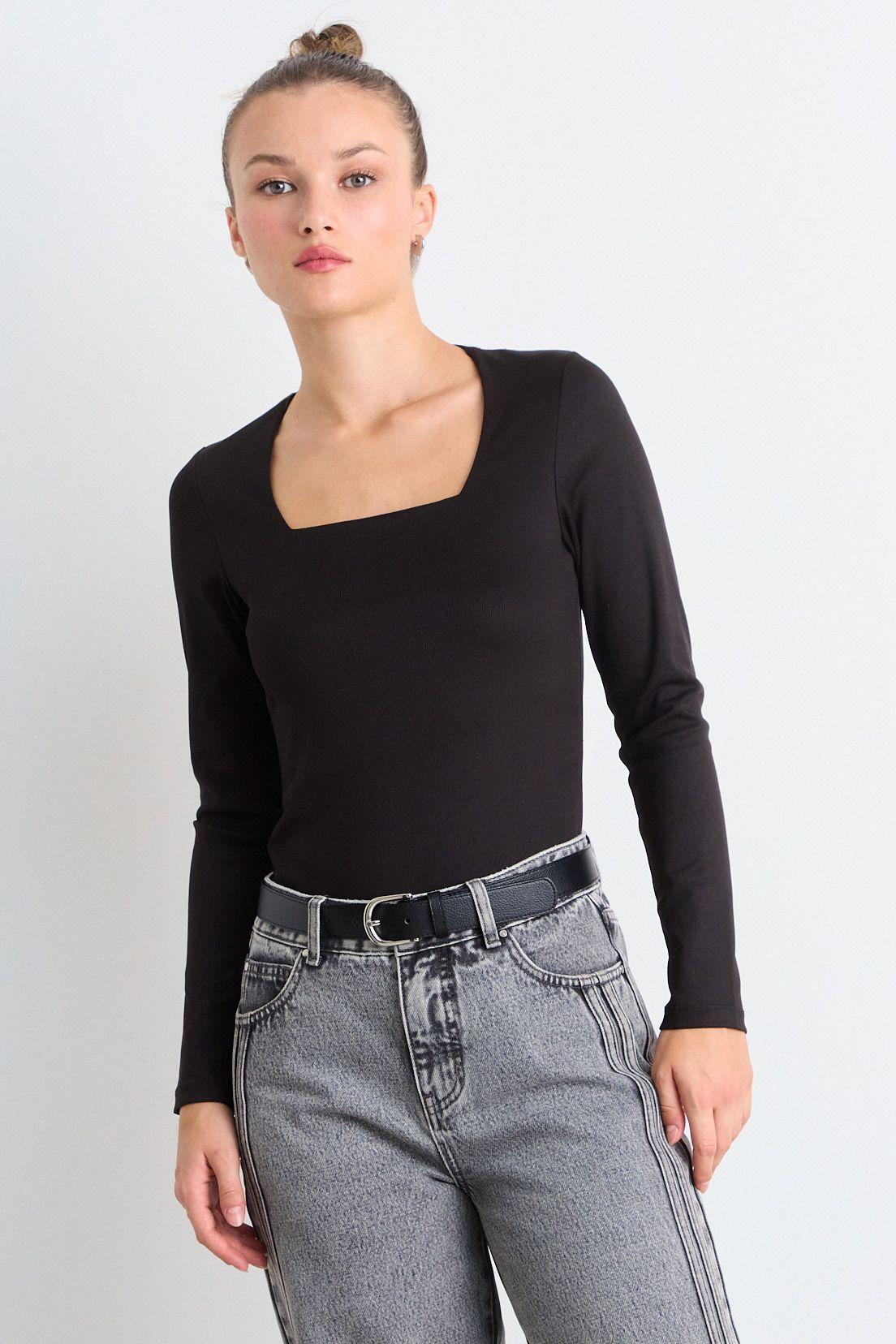 Polera Manga Larga Negro iO 14220126058102-1