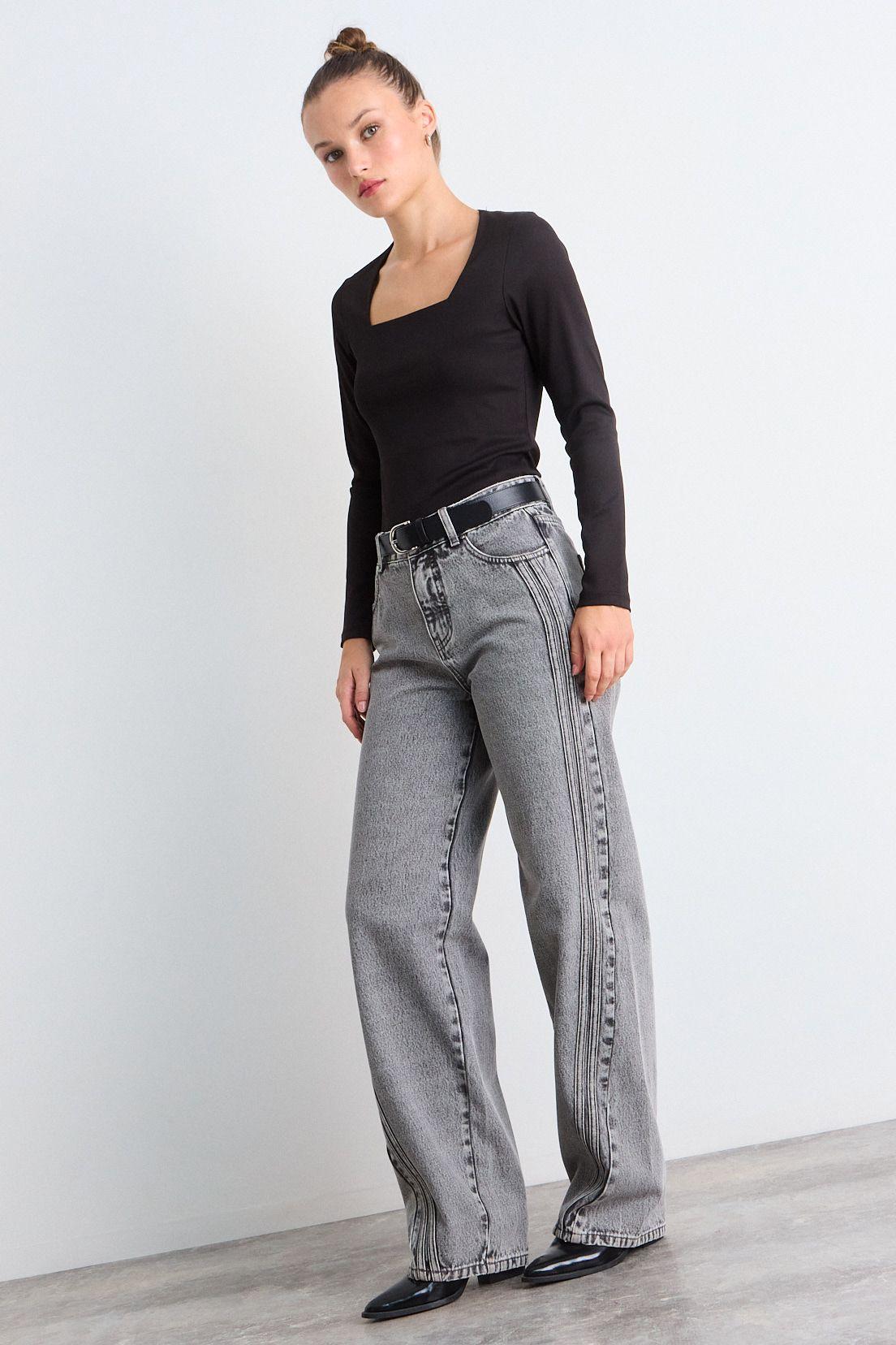 Polera Manga Larga Negro iO 14220126058102-3