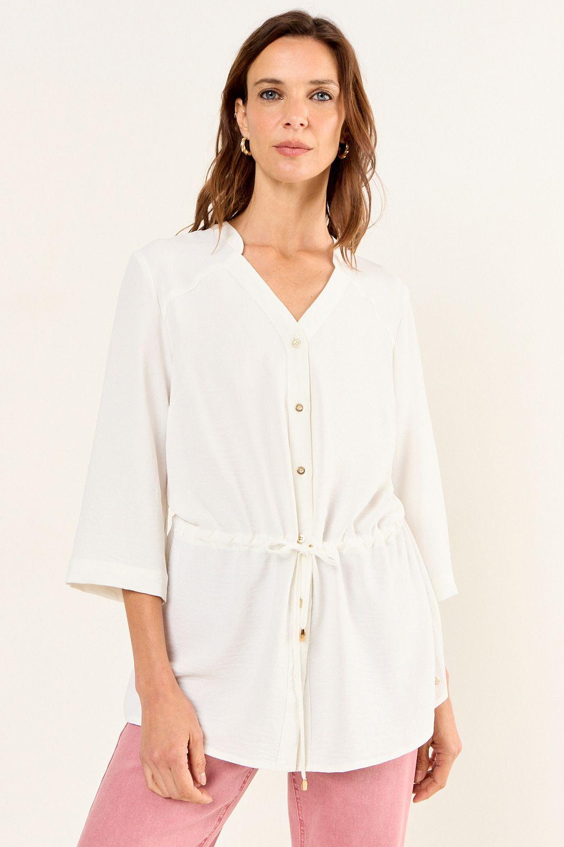 Blusa Lazo Crudo Ma Griffe 14002126058105-0