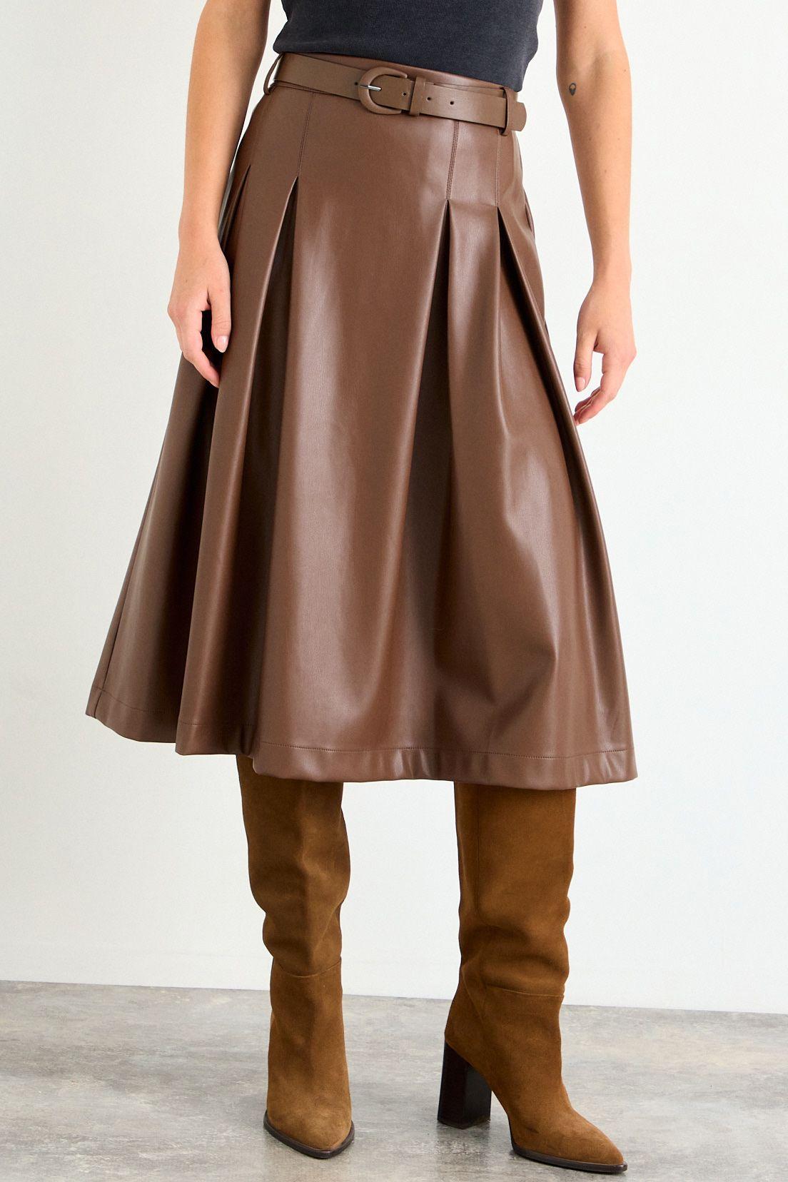 Falda Lisa Café iO 12020126003109-1