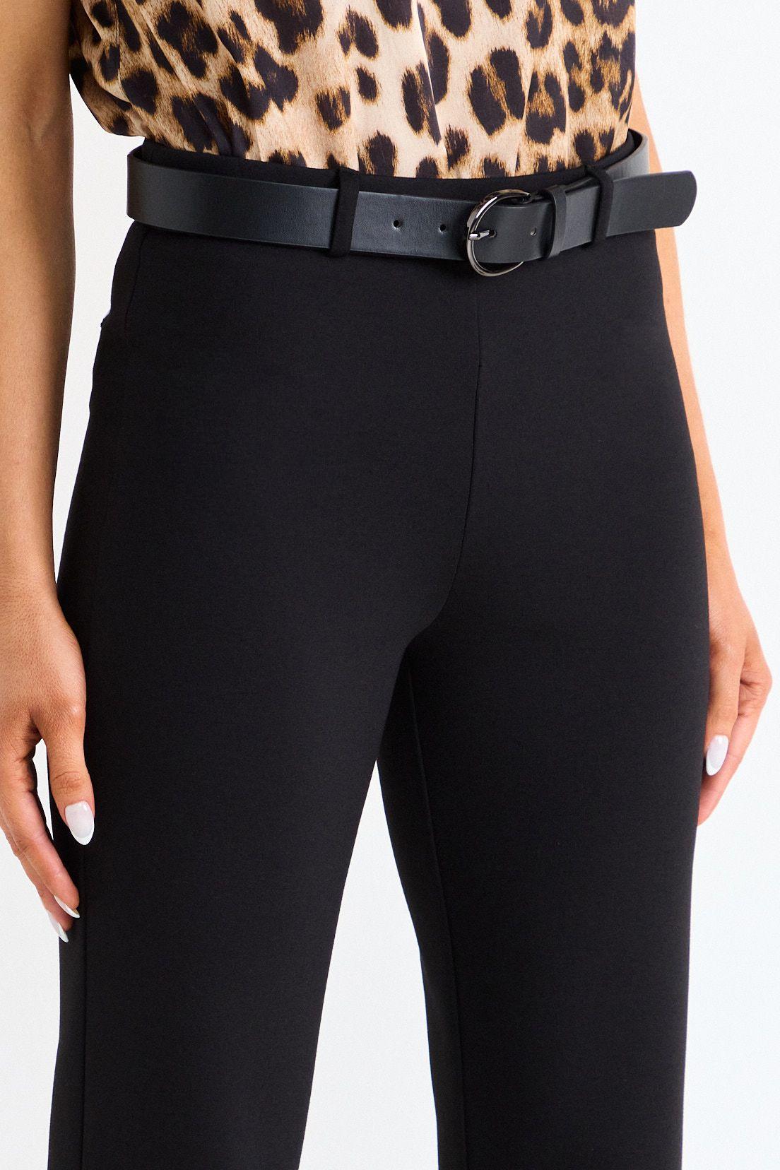 Calza Lisa Con Cinturon Negro Ash 11407126003102-2