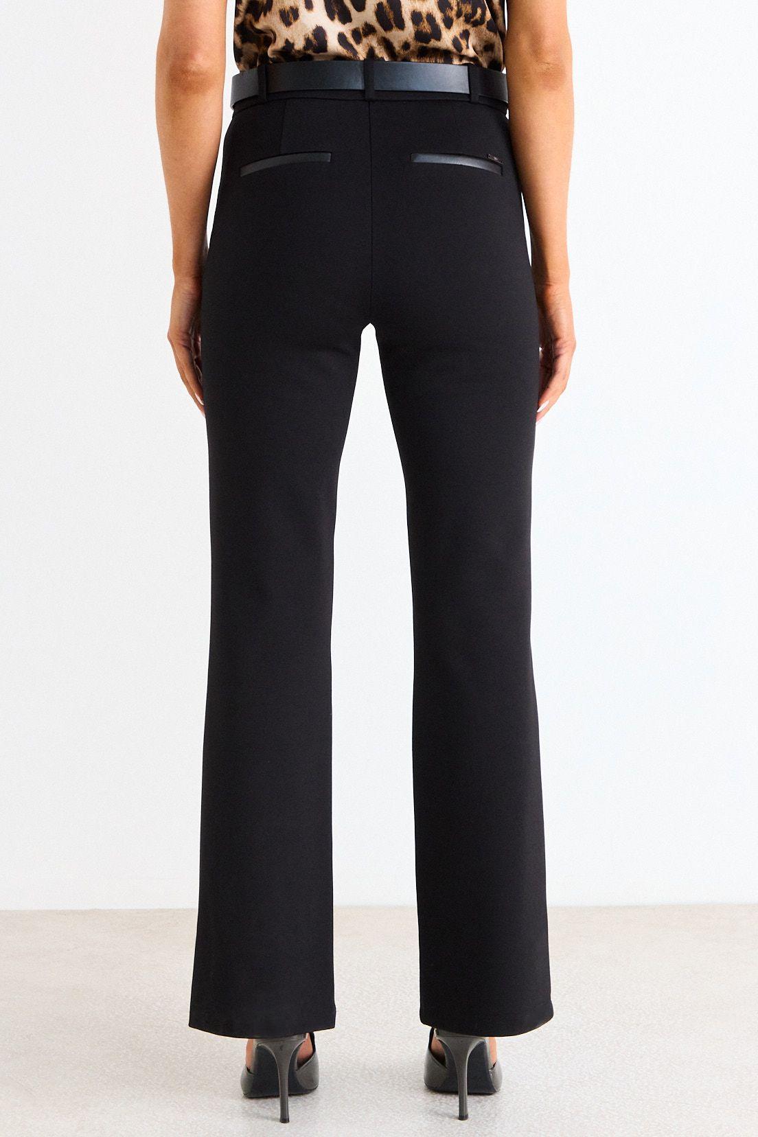 Calza Lisa Con Cinturon Negro Ash 11407126003102-3