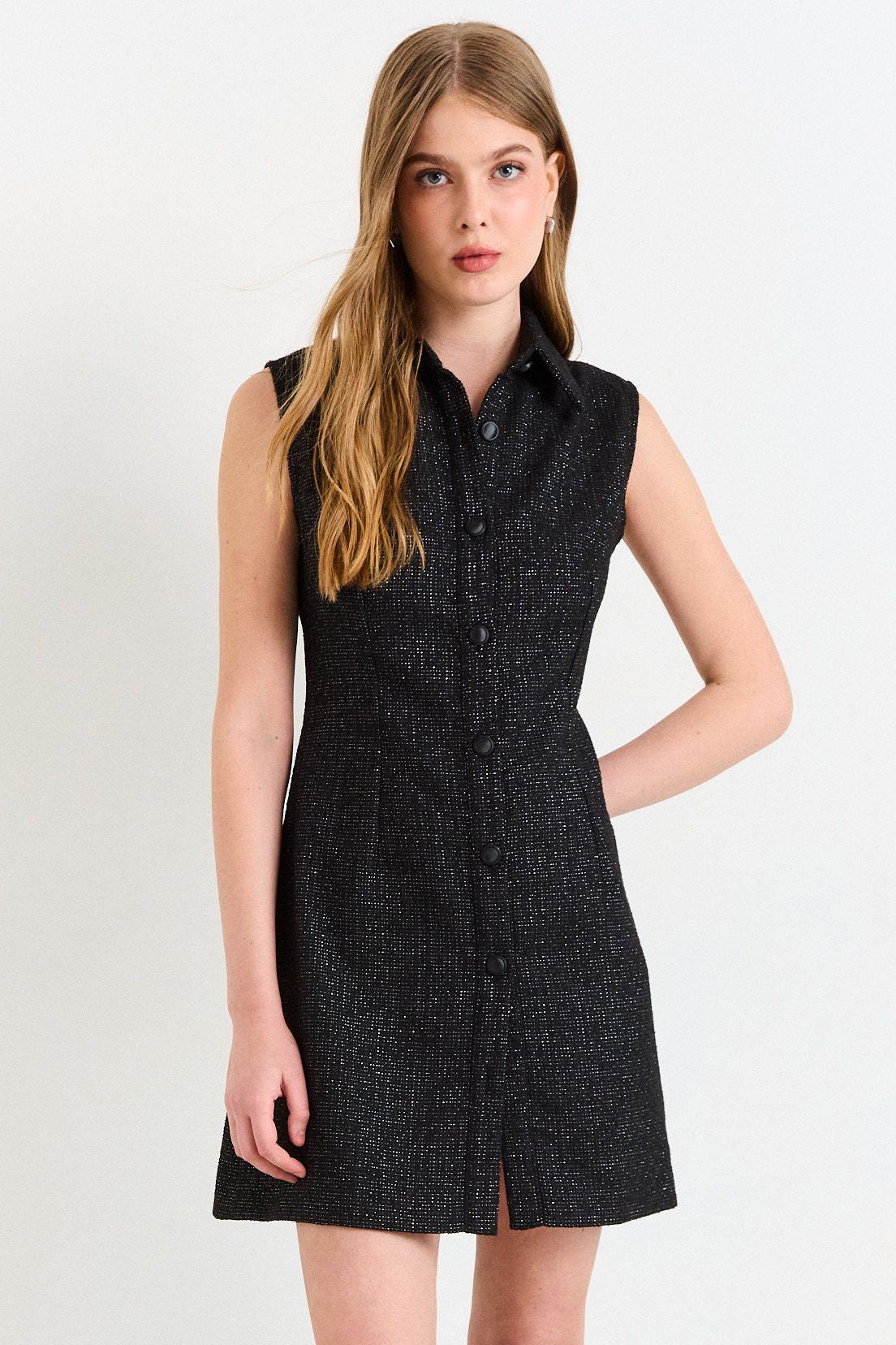 Vestido Camisero Negro Ash 13107225050102-0