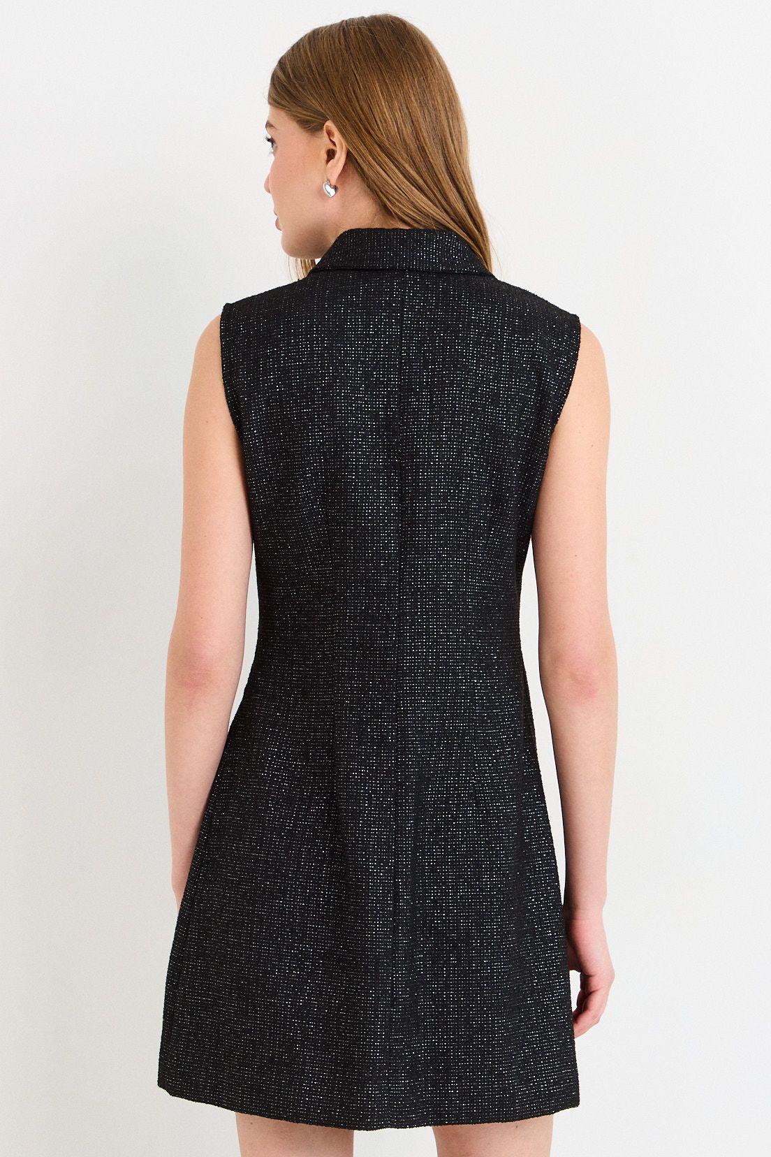 Vestido Camisero Negro Ash 13107225050102-2