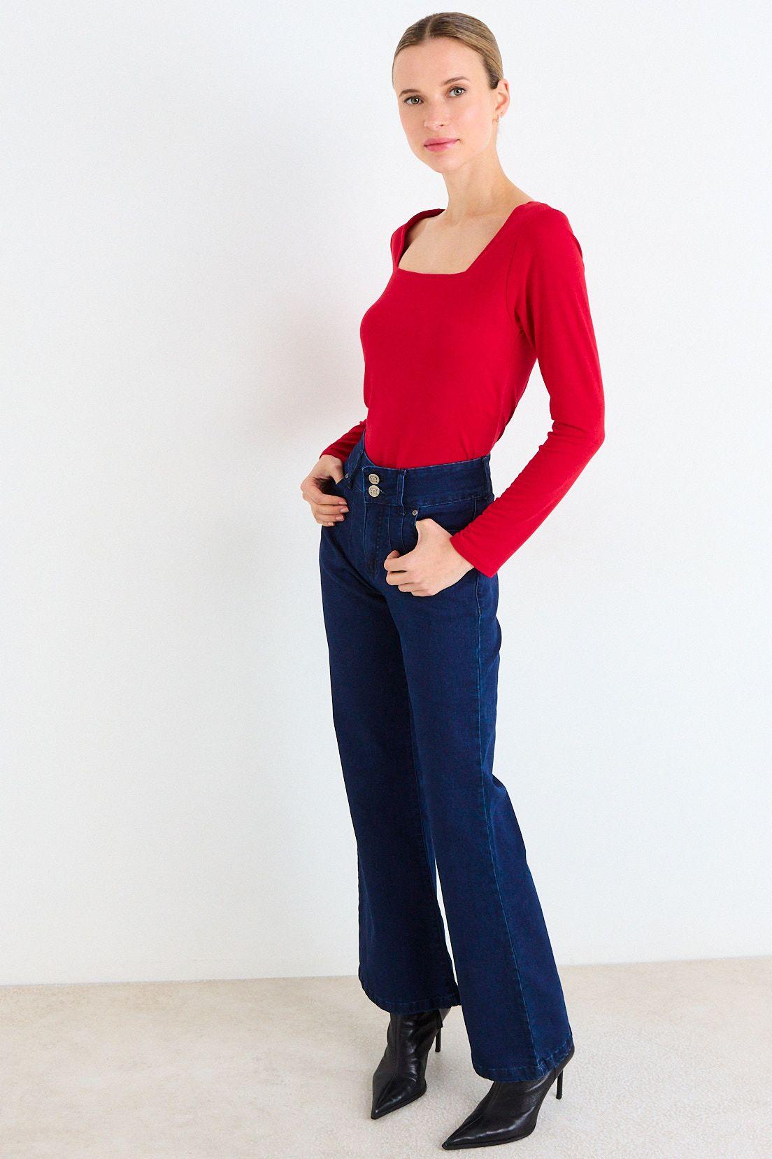 Blusa Lisa Rojo Ash 14004225100103-3