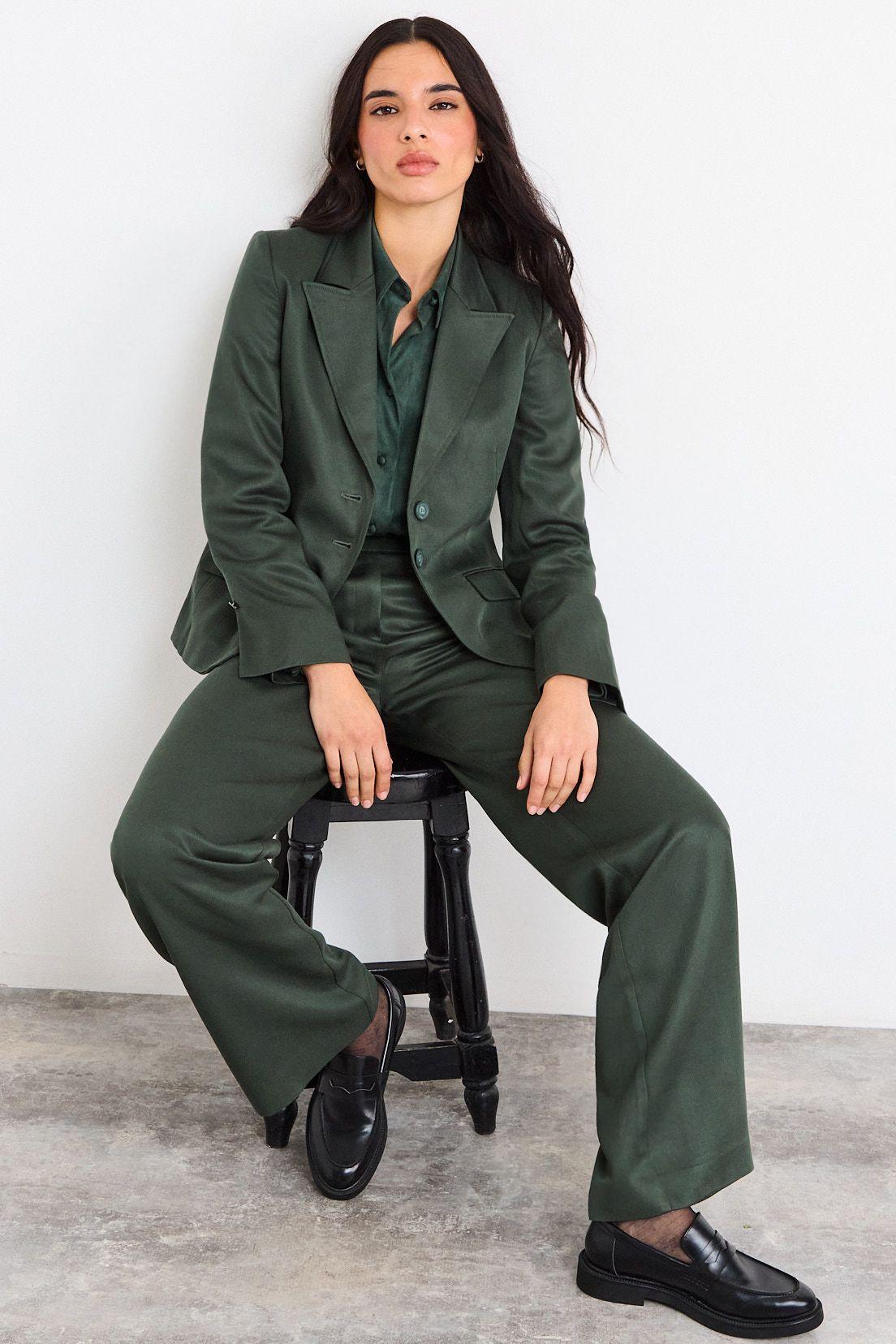 Blazer Liso Verde Oliva iO 16020226001107-3