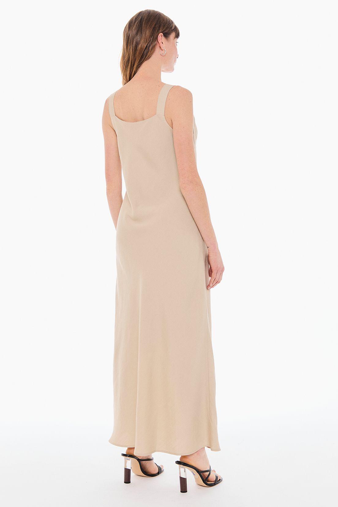 Vestido Liso Largo Beige Ash 13476224001106-3