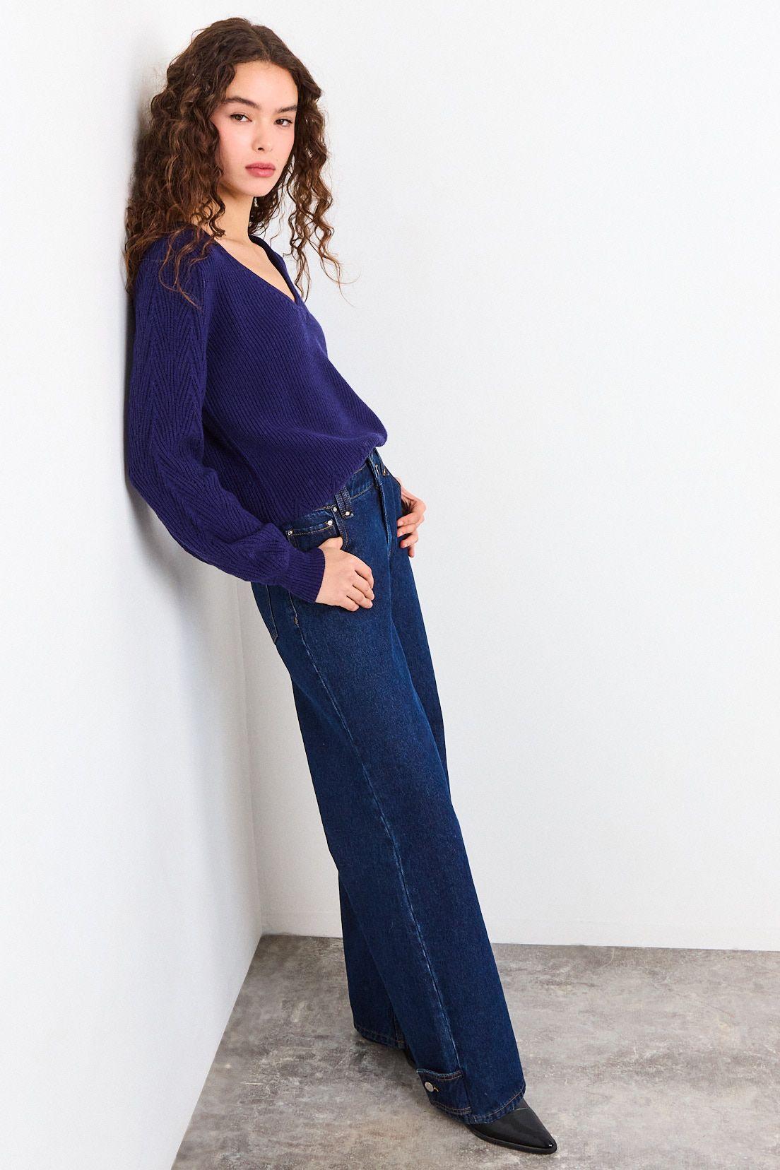 Sweater Liso Azul iO 18120226001104-4