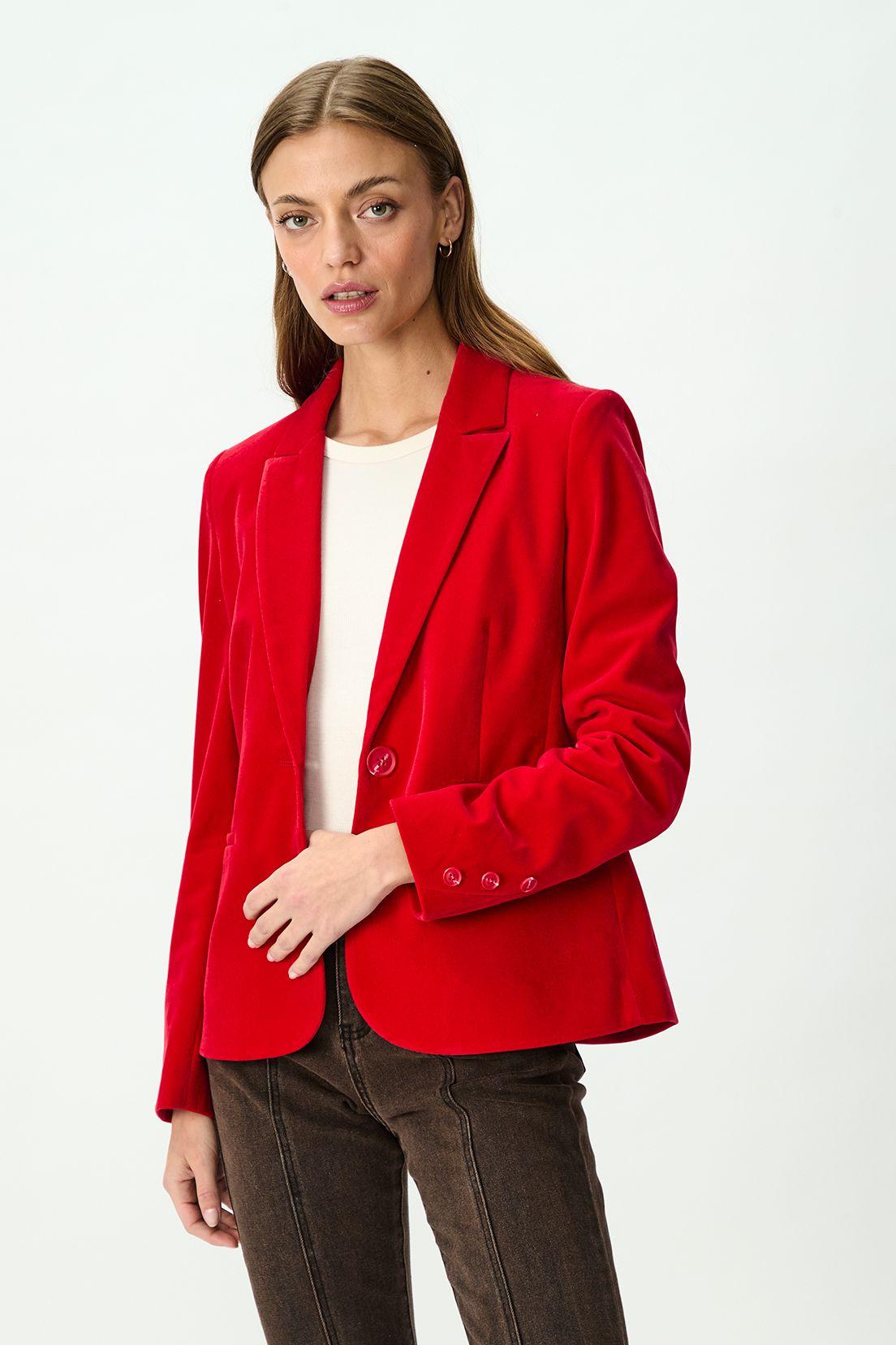 Blazer Liso Rojo 16020125060103-0