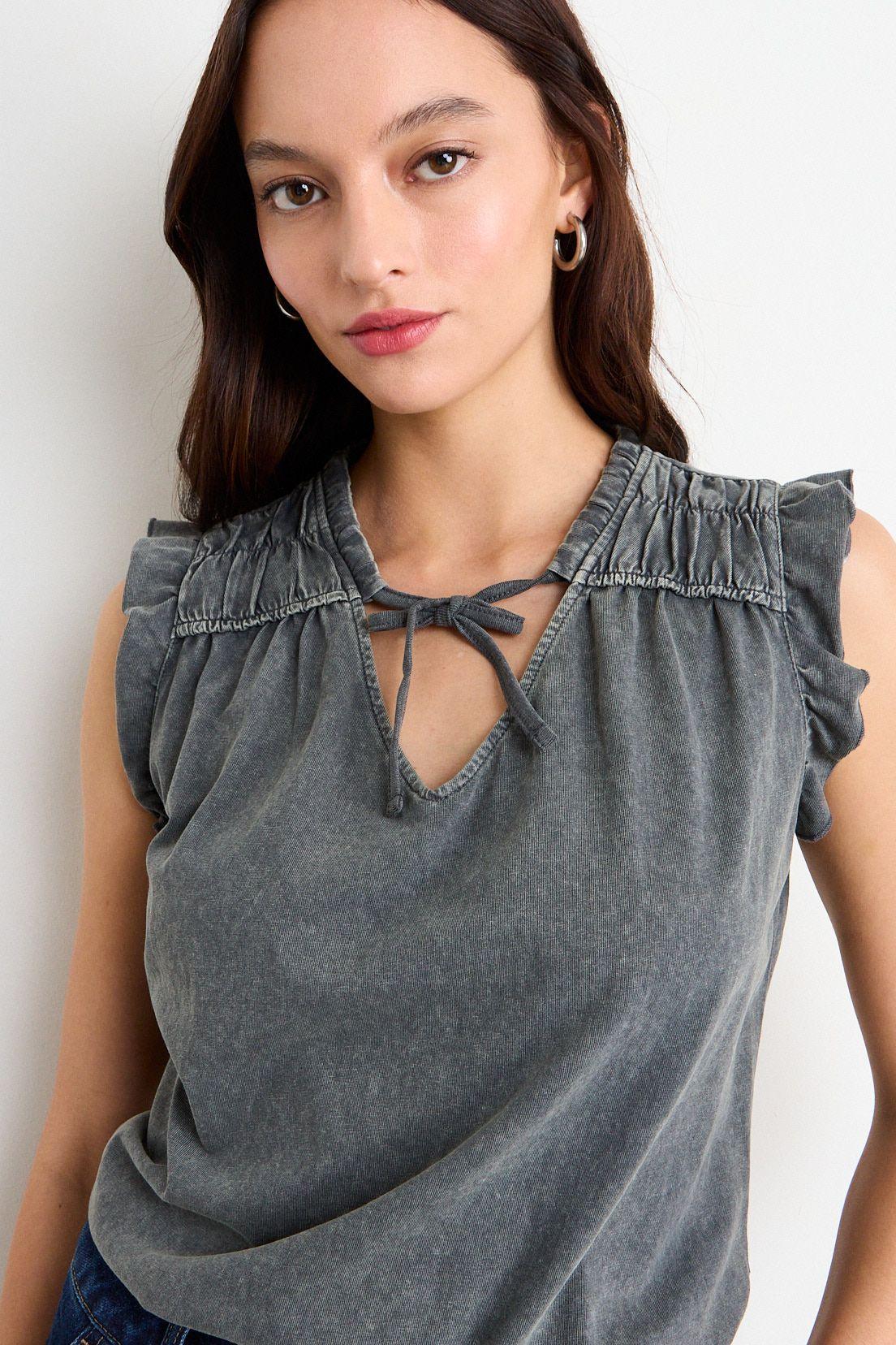 Polera Lisa Gris iO 14220126053163-1