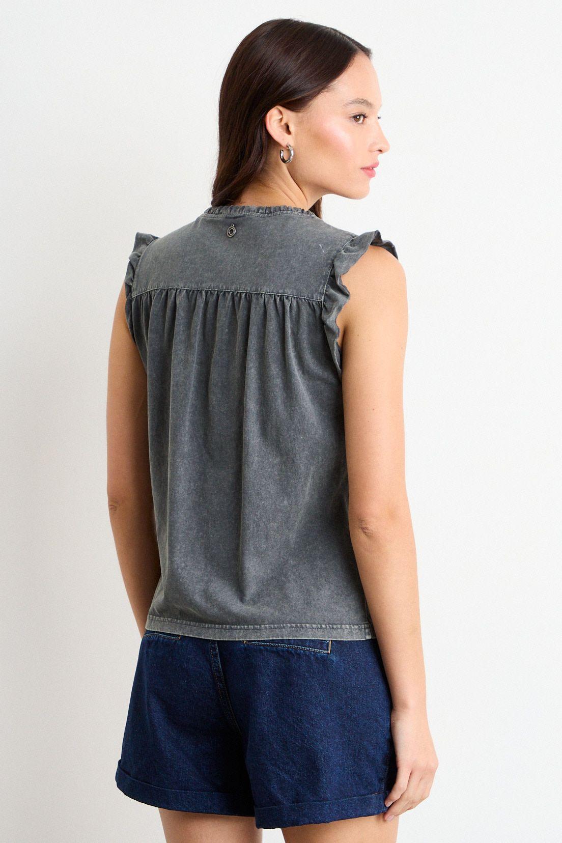 Polera Lisa Gris iO 14220126053163-2