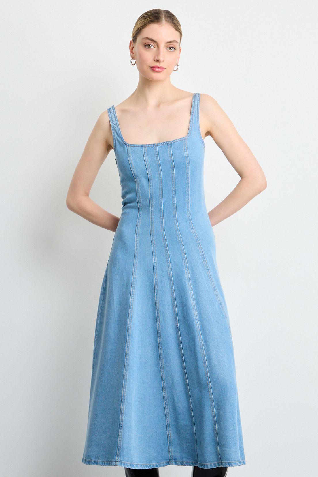 Vestido Largo Celeste iO 13420225001110-2