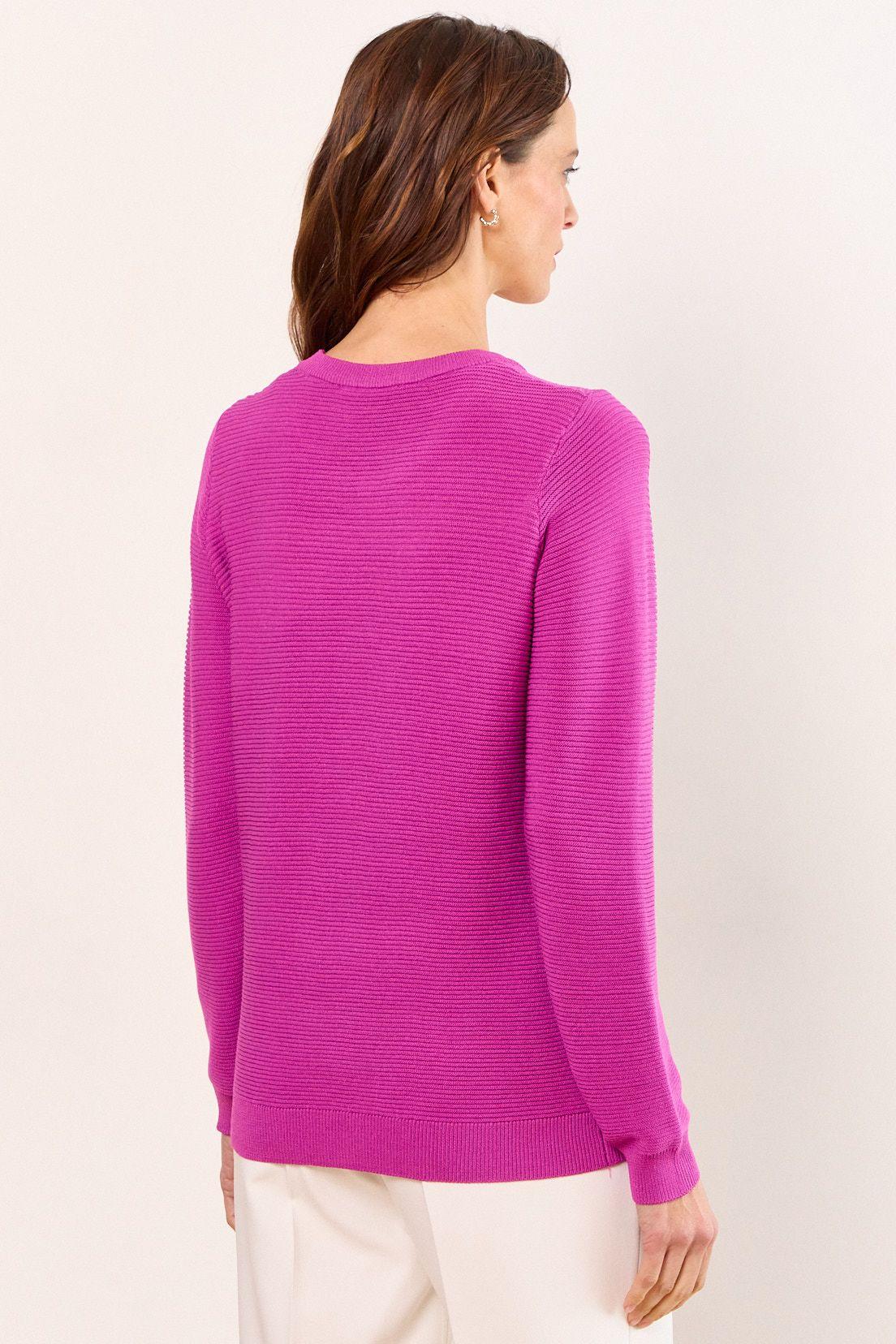 Tejido Cerrado Escote Redondo Morado Ma Griffe 18102226002121-2