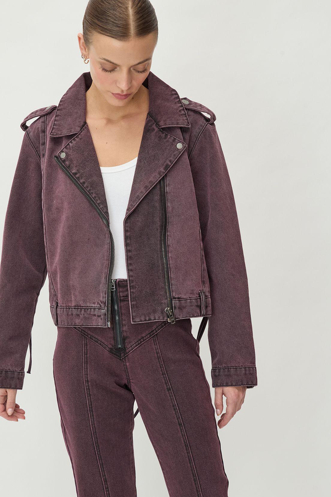 Chaqueta Mezclilla Burdeos 17820125051112-1