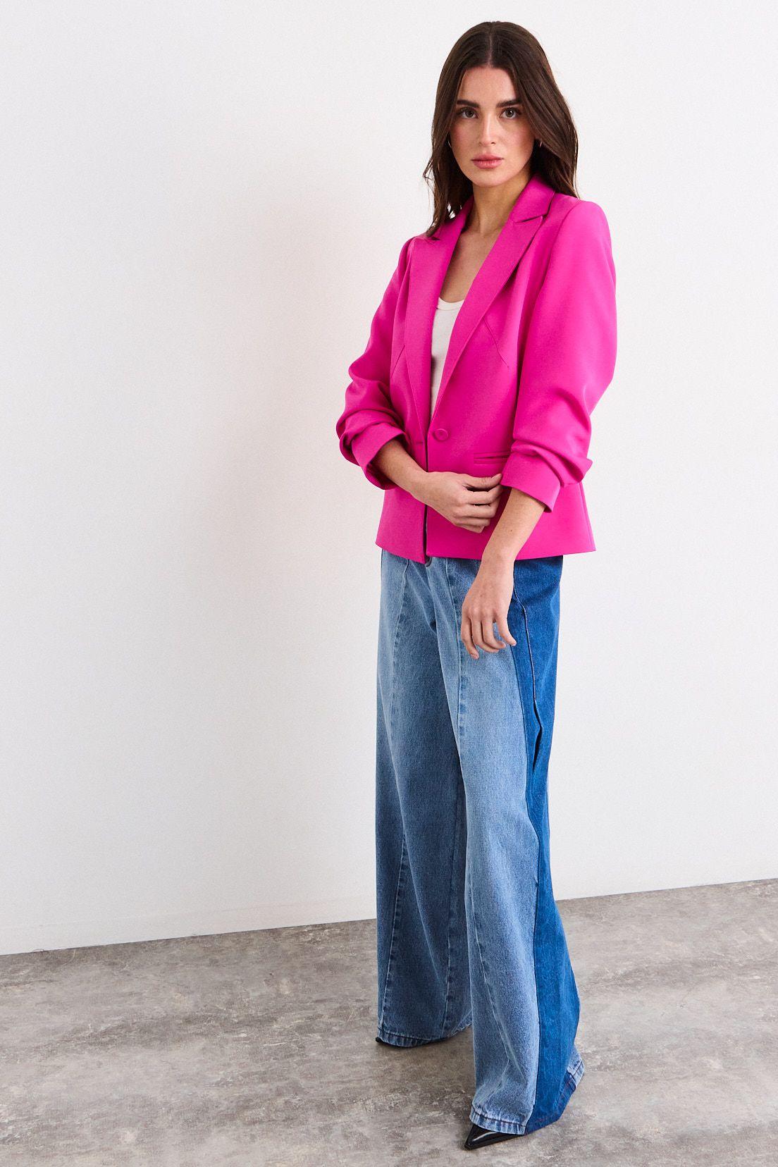 Blazer Liso Fucsia iO 16020226150116-4