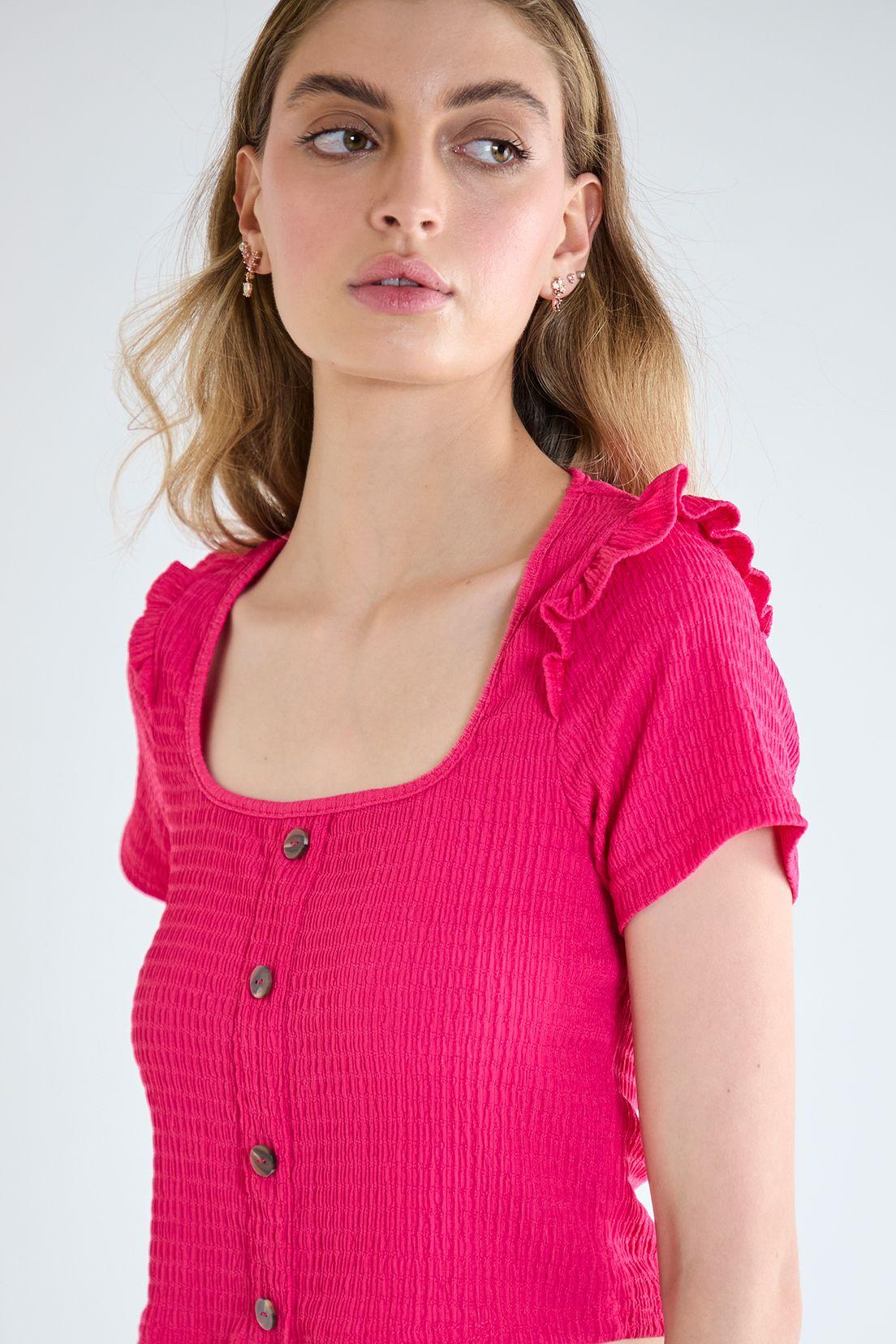 Polera Lisa fucsia iO 14220125002116-1