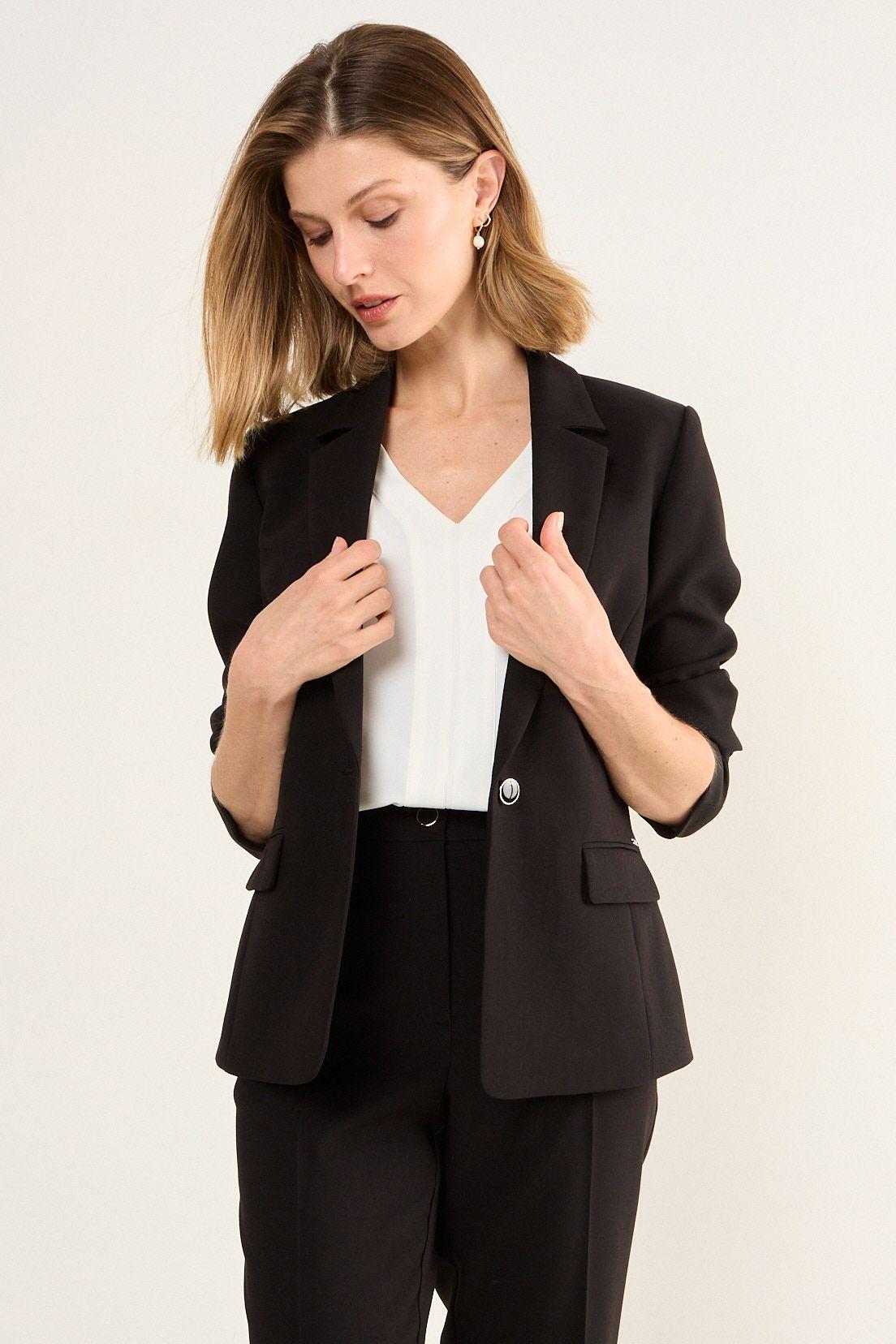 Blazer Liso Negro Ma Griffe 16002126200102-0