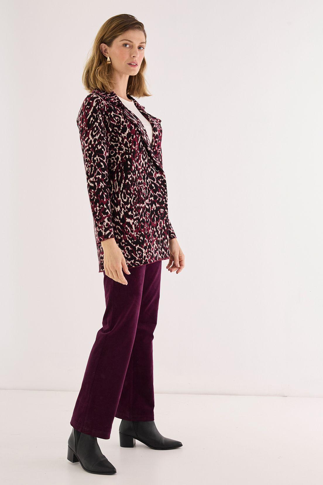 Tejido Tipo Chaqueton Burdeos 18602125002112-2