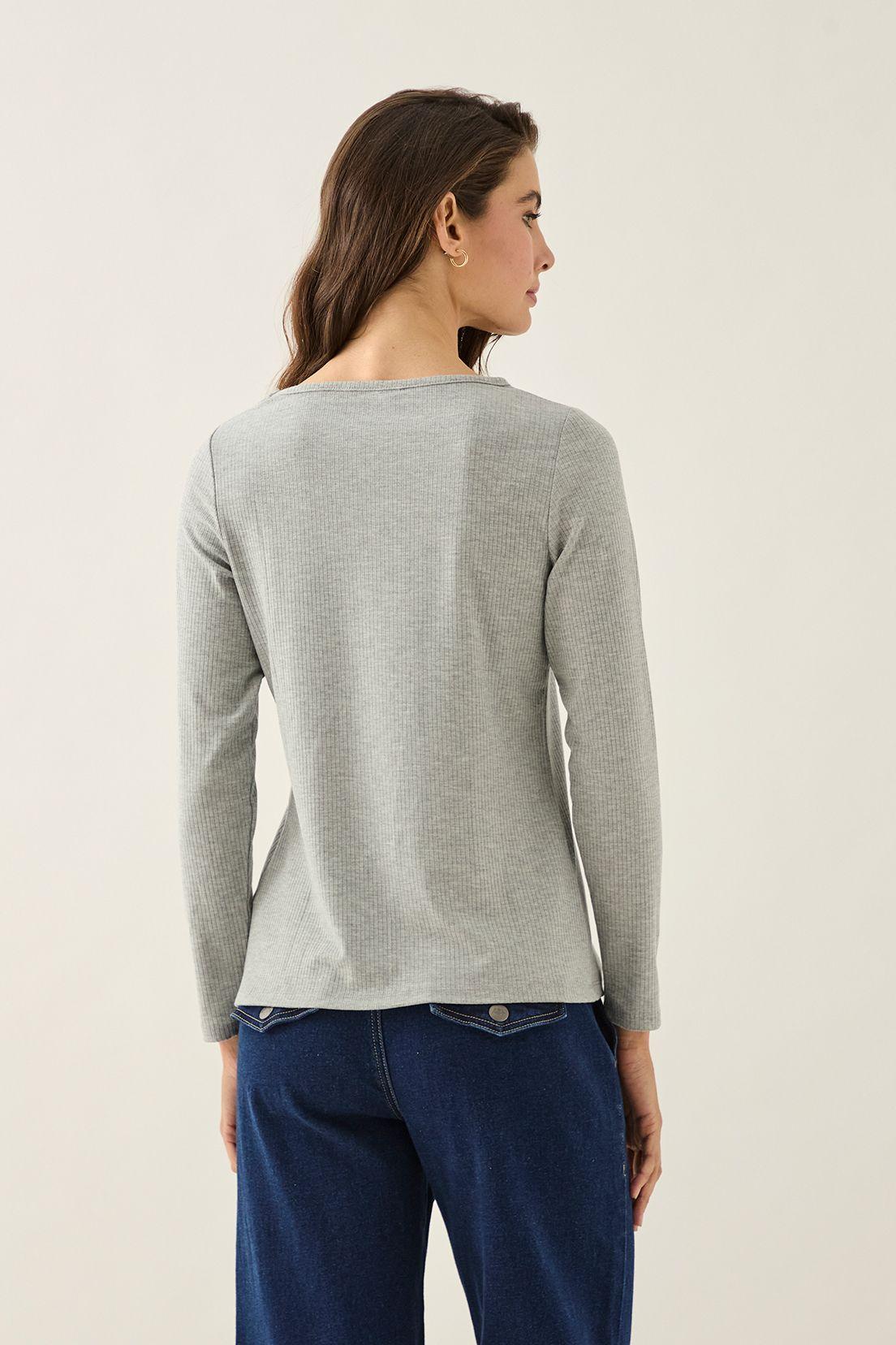 Polera Manga Larga Gris Ash 14207125090113-1