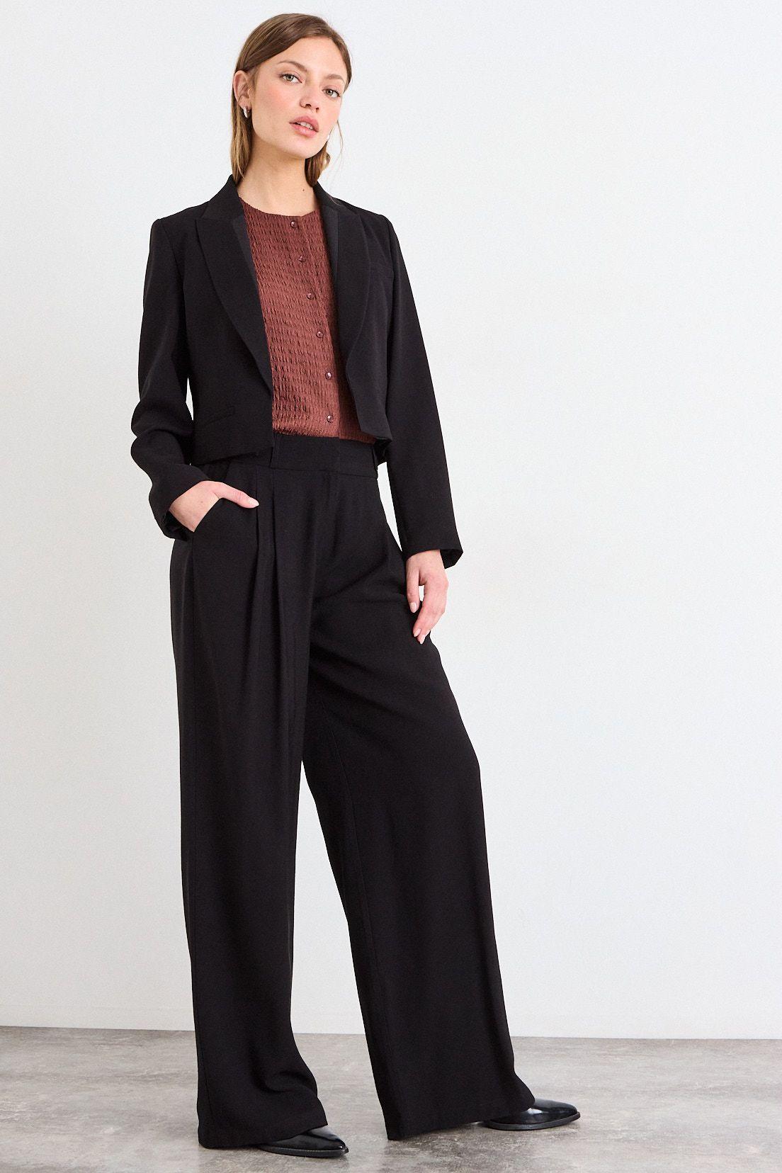 Pantalon Liso Negro iO 11020226002102-4