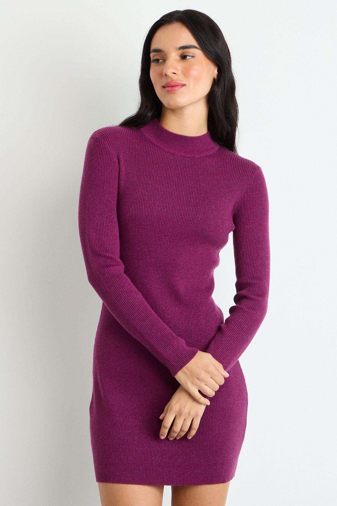 Vestido Liso Burdeos 13004125002112-0